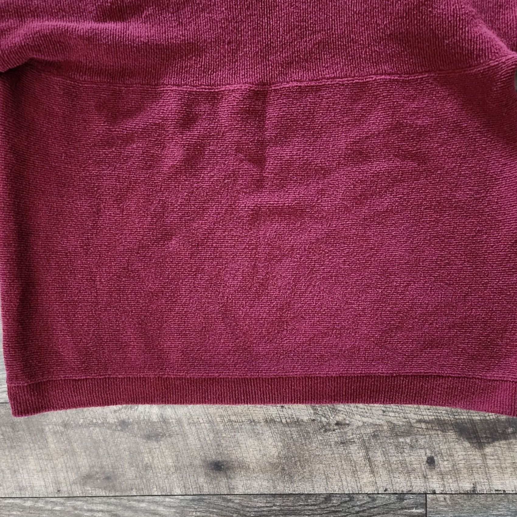 Free People VINTAGE Free People Pullover Sweater Chunky Burgundy Oversize Womens Size S Size S / US 4 / IT 40 - 6 Thumbnail
