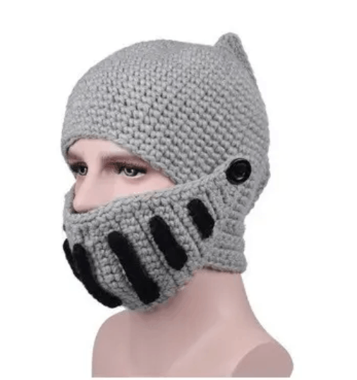 Handmade × Vintage Vintage Trojan Knight Crochet Hat Face Mask Handmade Y2K Size ONE SIZE - 3 Thumbnail