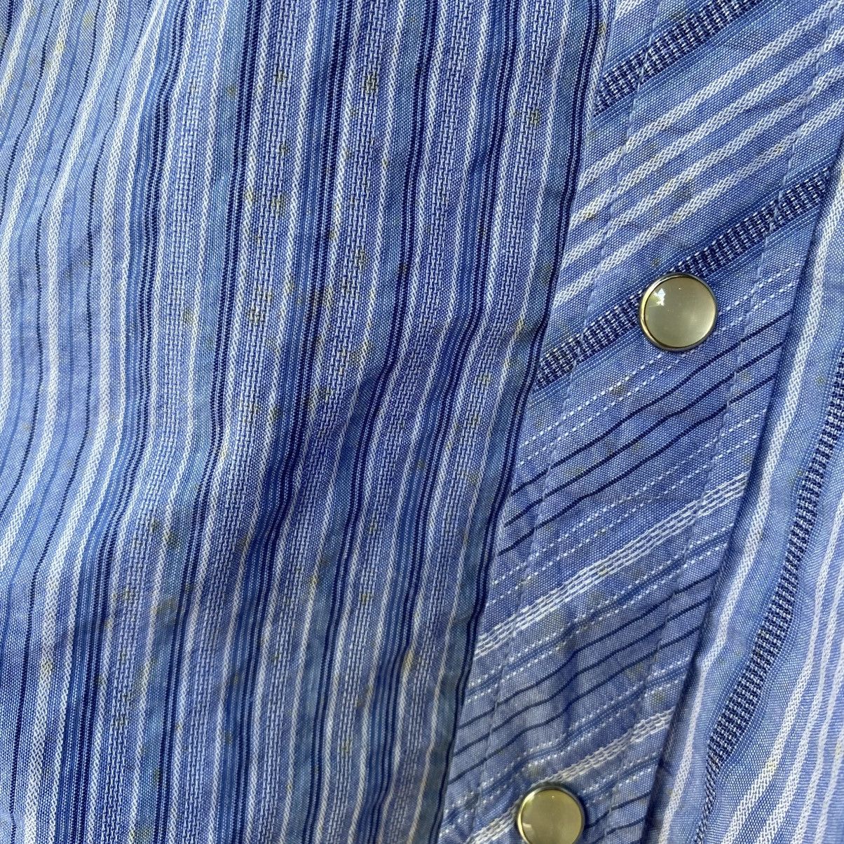 Vintage SHINS AMERICAN Blue Striped Western Shirt Size US L / EU 52-54 / 3 - 7 Thumbnail