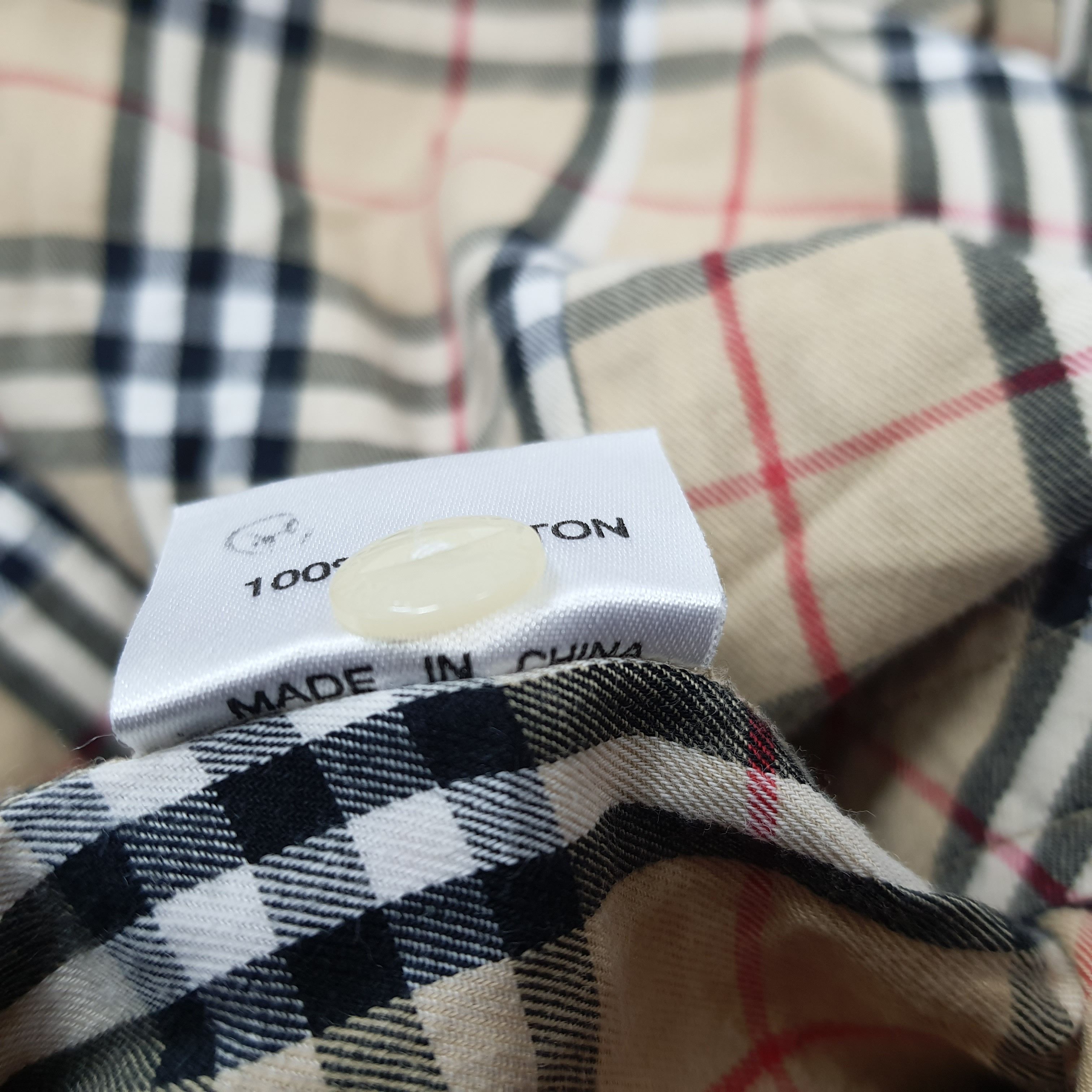 Burberry × Vintage Vintage Burberry London Nova Check Button Up Shirt Size XS / US 0-2 / IT 36-38 - 6 Thumbnail