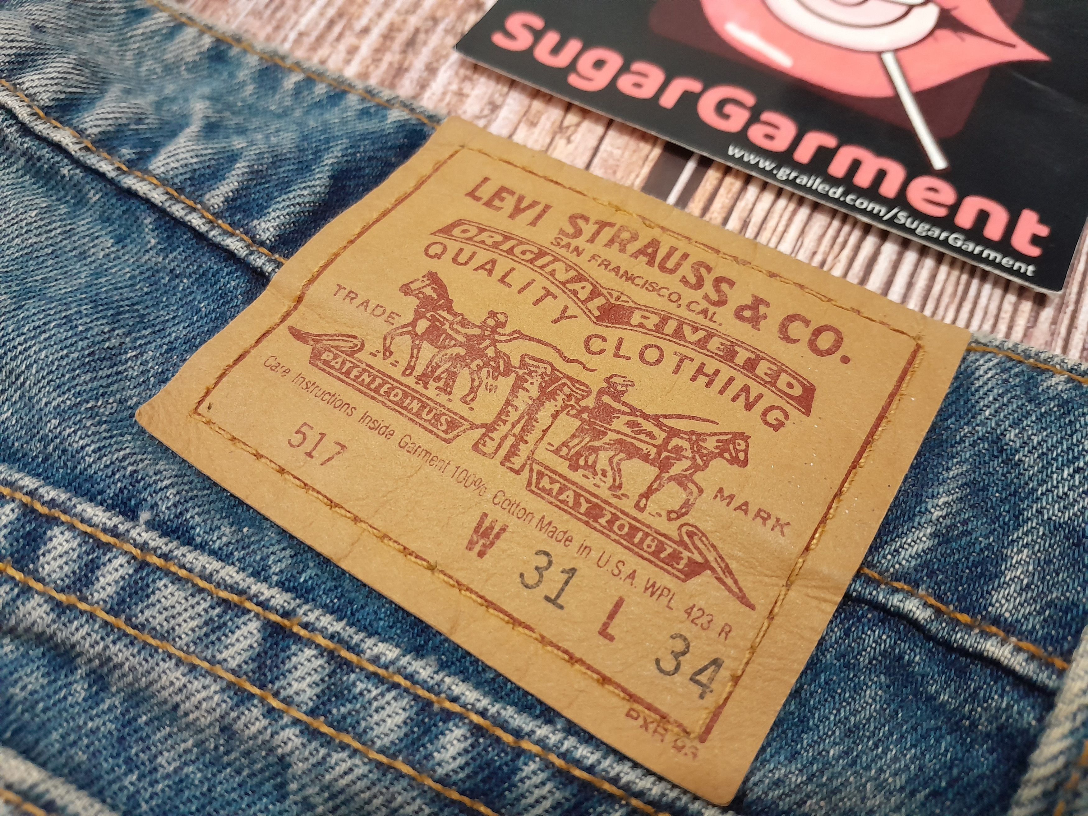 Levi's Levis 517 Bootcut Vintage Jeans Size US 31 - 12 Thumbnail