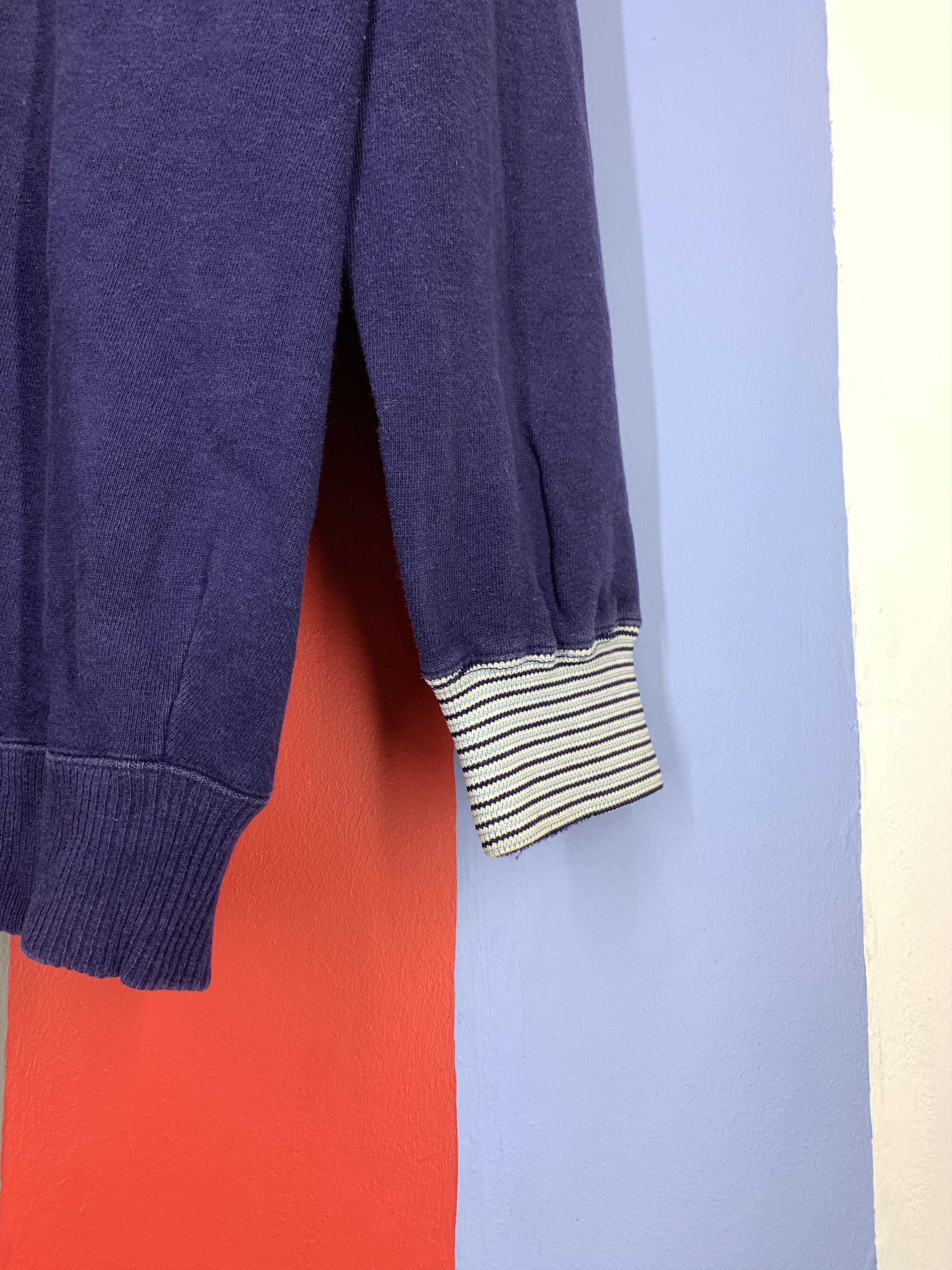 Fred Perry 90s Vintage FRED PERRY Stripe Ringer Sweatshirt #2111/17 Size US S / EU 44-46 / 1 - 3 Thumbnail