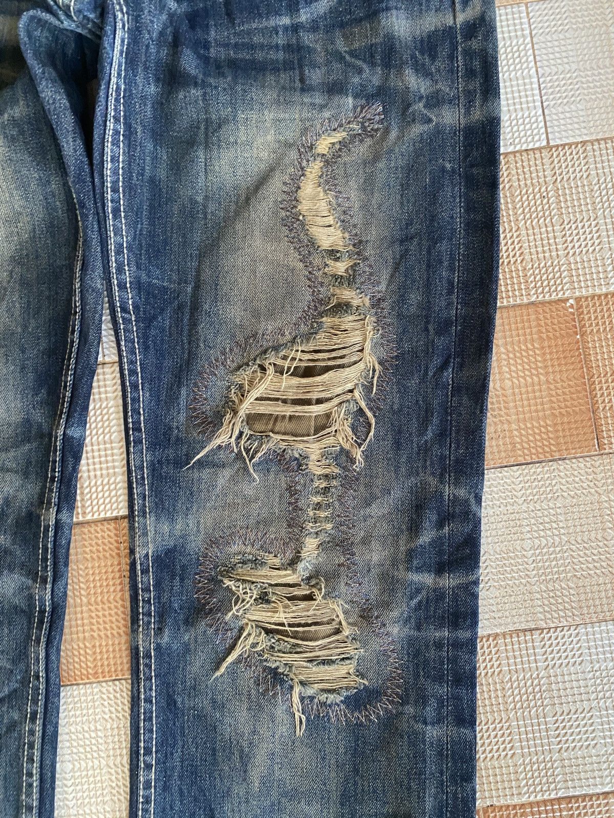 Beauty Beast × PPFM Vintage cotton farm denim Size US 33 - 13 Thumbnail