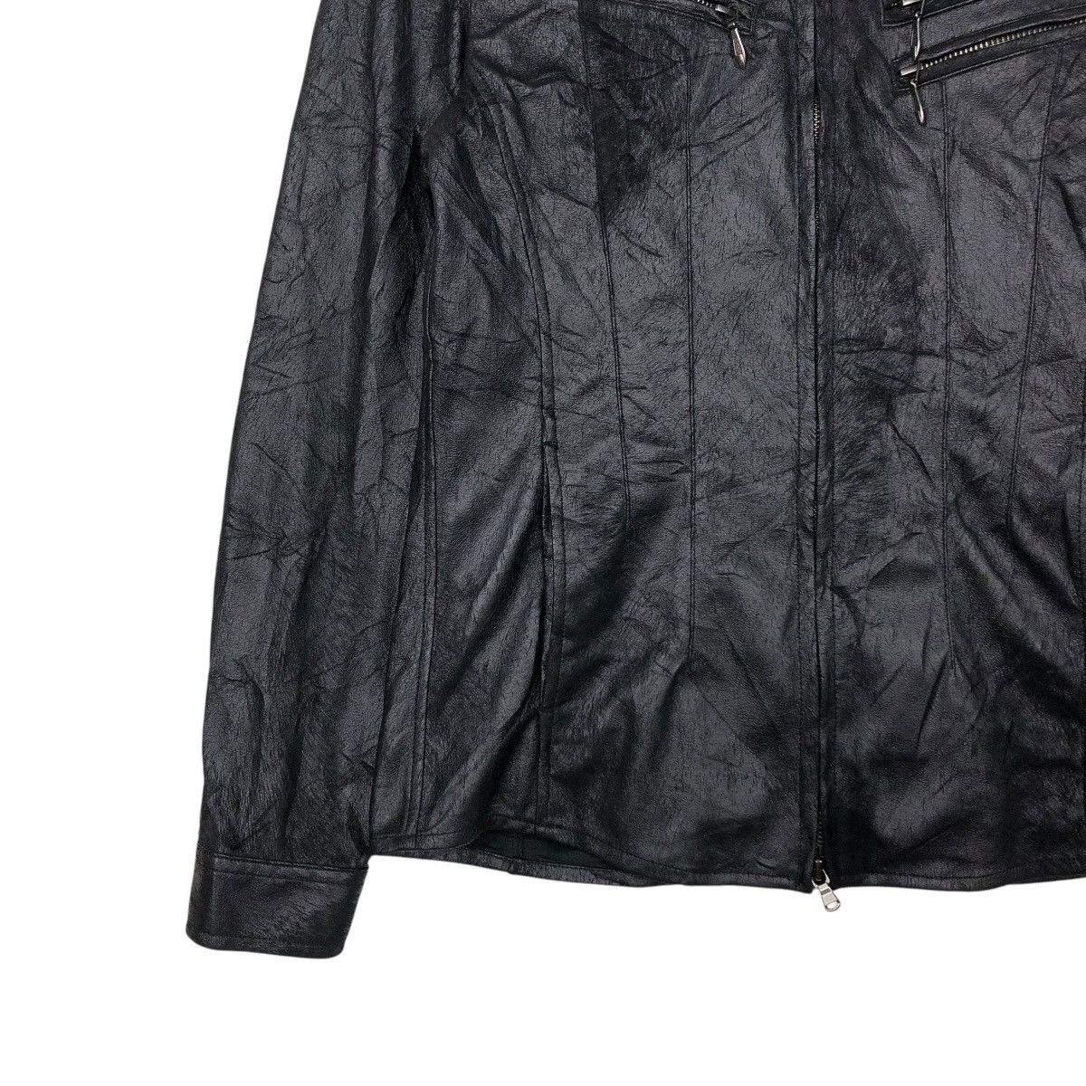 Japanese Brand 🔥VINTAGE BIKER JACKET TORNADO MART MULTI POCKET CAFE RACER Size US M / EU 48-50 / 2 - 6 Thumbnail