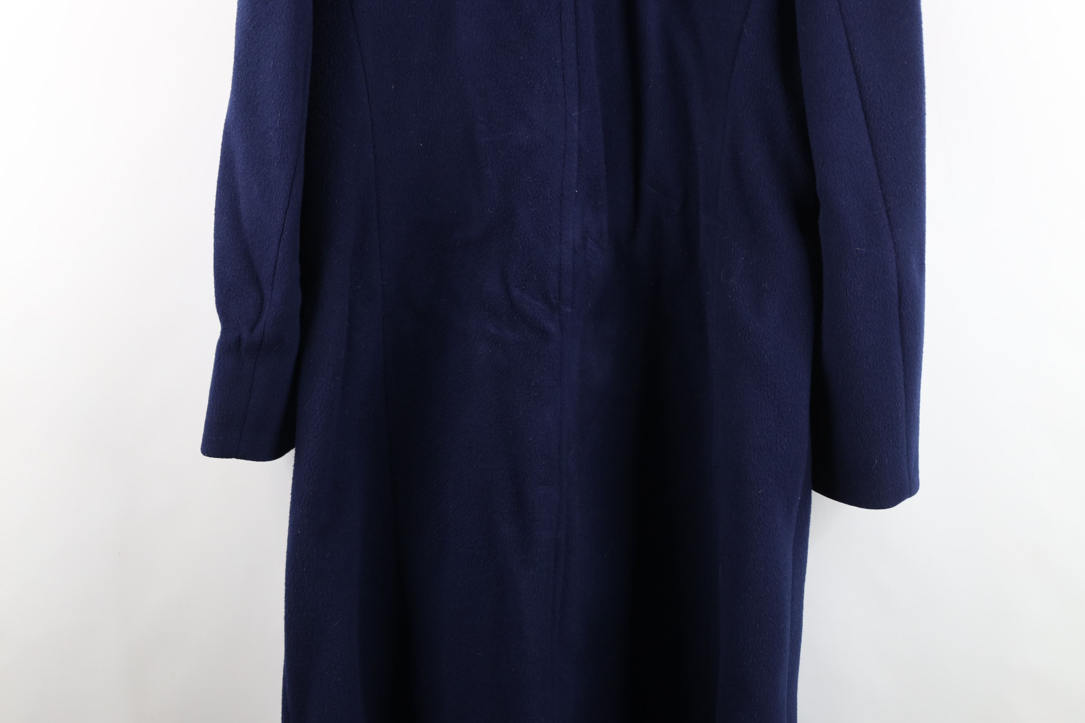 Pendleton Vintage 90s Pendleton Heavy Wool Trench Coat Jacket Blue USA Size XL / US 12-14 / IT 48-50 - 15 Thumbnail