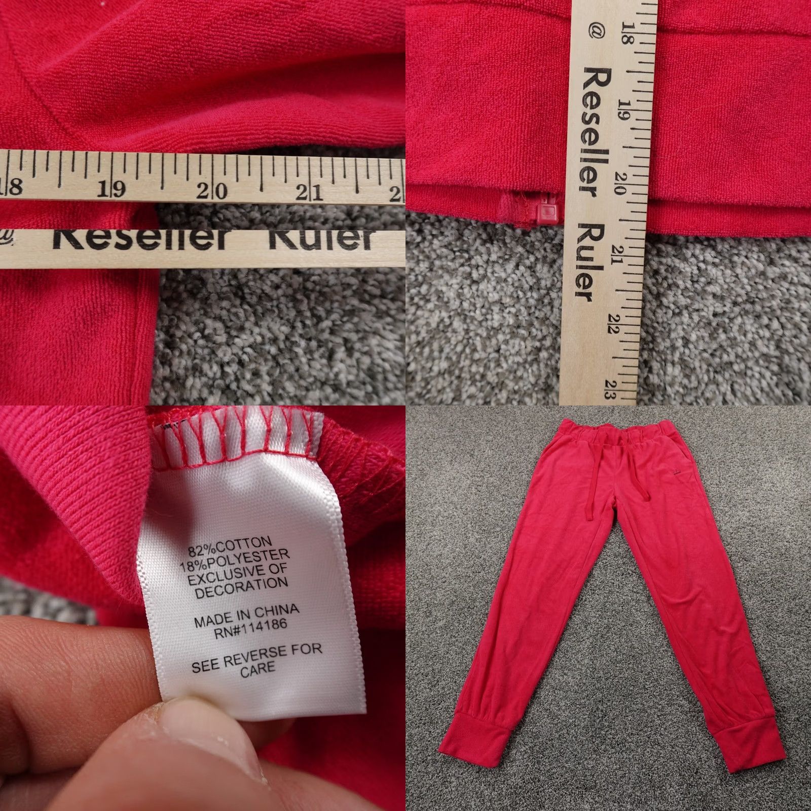 Juicy Couture VINTAGE Juicy Couture Track Suit Womens S Pink Jacket Pants Terry Y2K Size 28" / US 6 / IT 42 - 8 Thumbnail