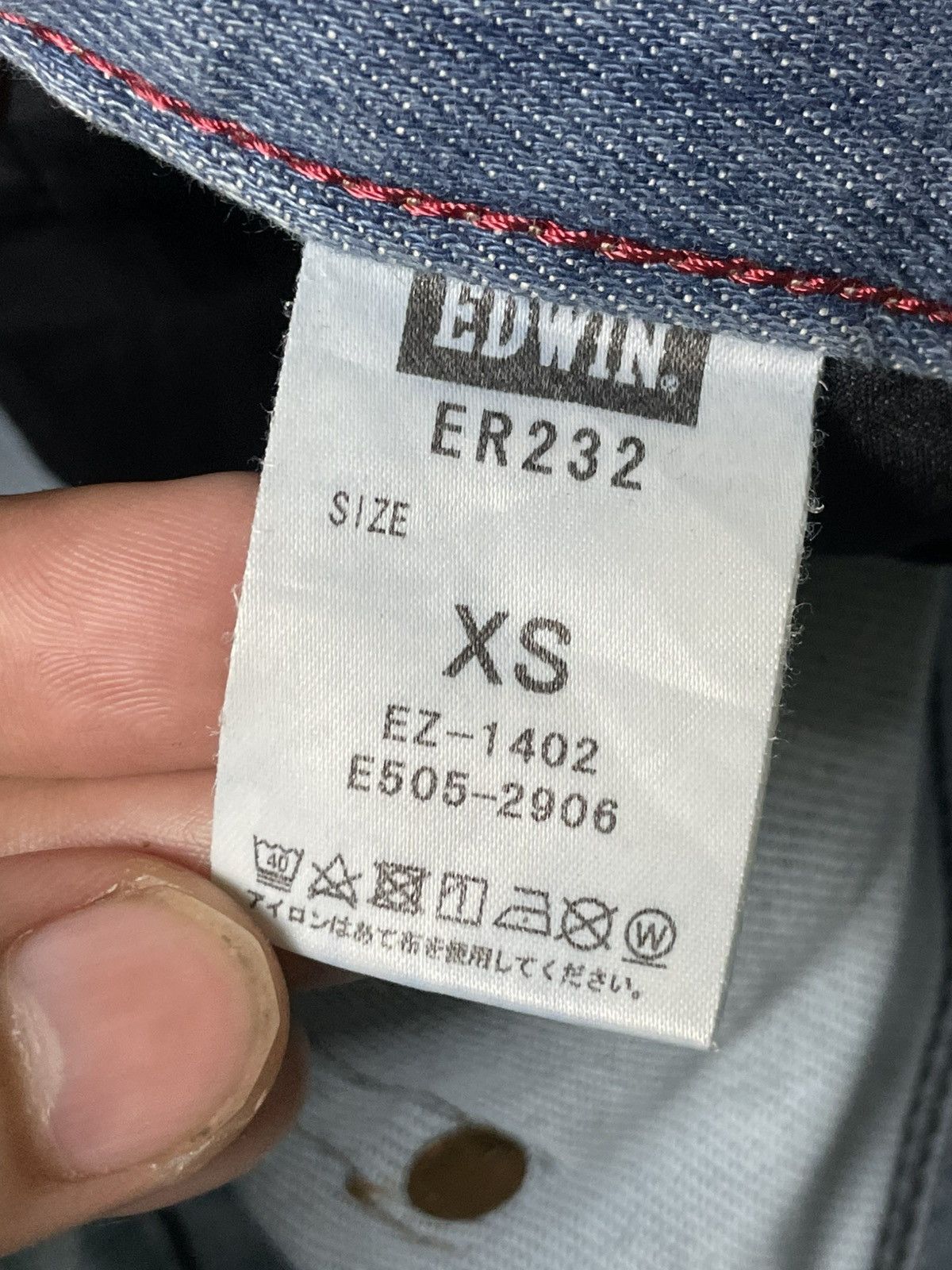 Edwin × Vintage Edwin Men’s Straight Jeans (61) Size US 29 - 14 Thumbnail