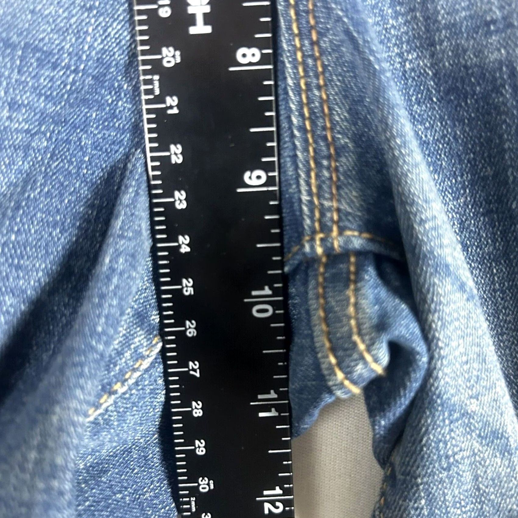 Old Navy Old Navy Rockstar Jeans Women's Size 6 Reg Skinny Stretch Denim Distressed Blue Rock Star Size 28" / US 6 / IT 42 - 6 Thumbnail