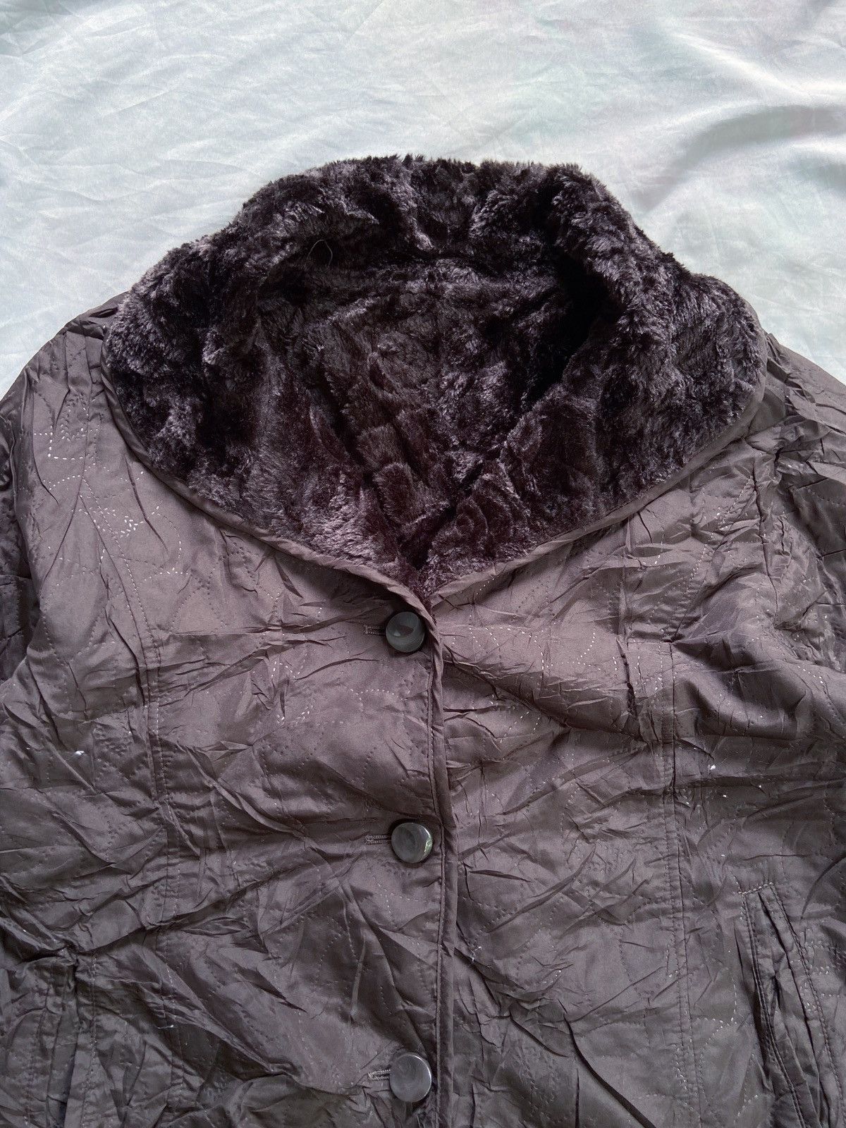 Japanese Brand JAPANESE THREE FLORA FAUX FUR JACKET Size US M / EU 48-50 / 2 - 7 Thumbnail