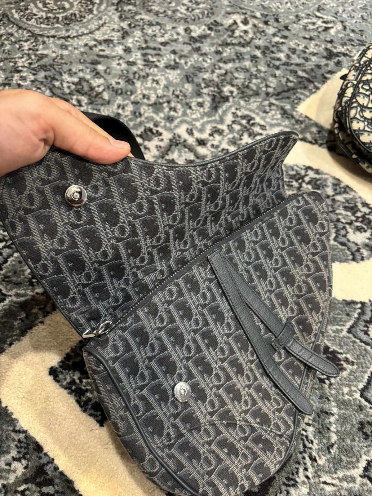 Dior Dior saddle bag black Size ONE SIZE - 4 Thumbnail