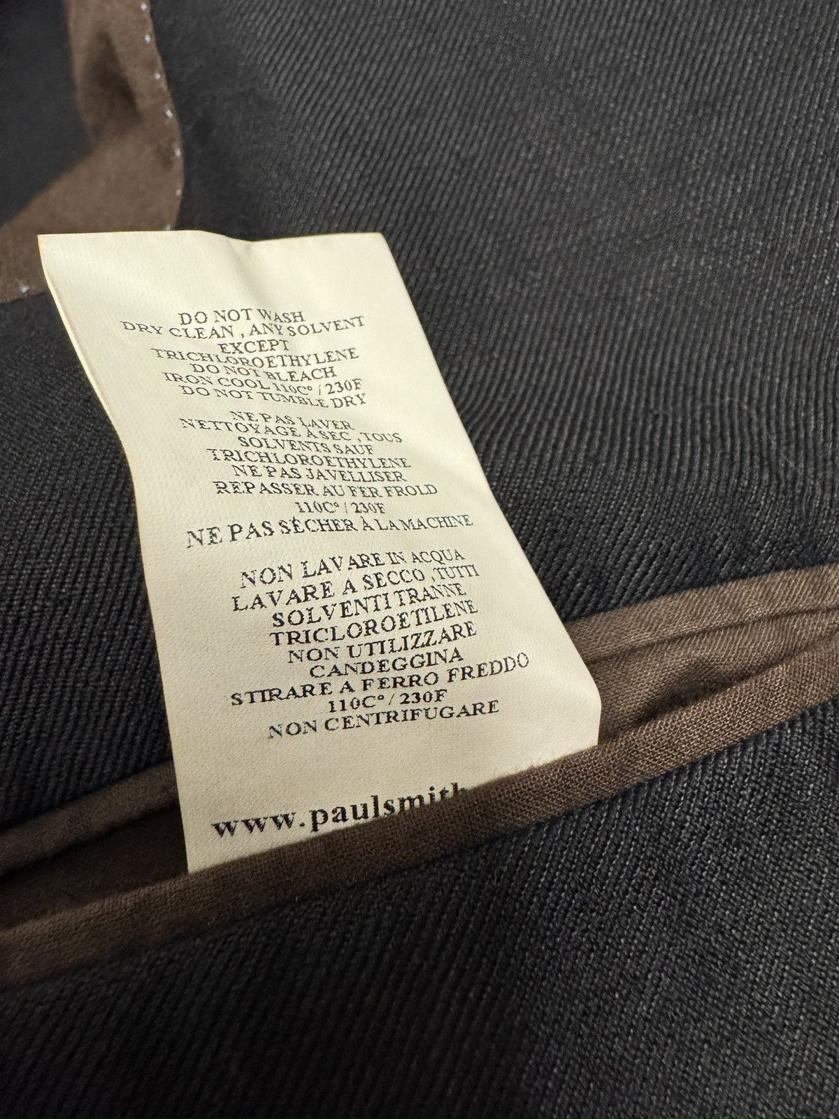 Paul Smith PS Paul Smith Wool Linen Blend Patch Pocket Jacket Size 40R - 9 Thumbnail