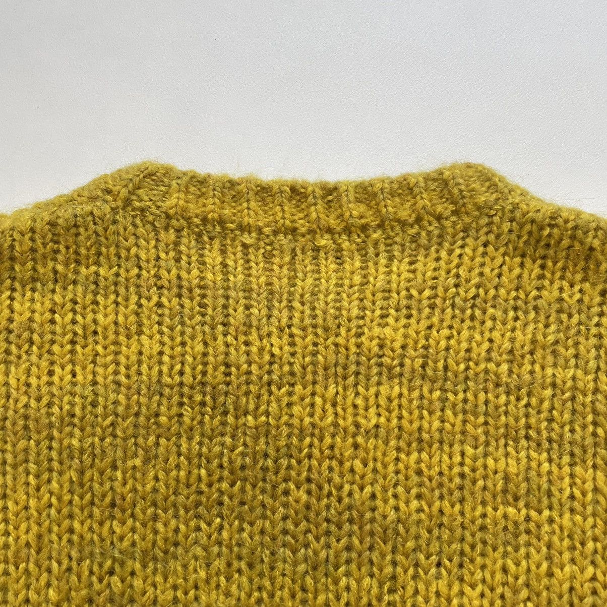 Dries Van Noten Mustard Yellow Boxy Mohair Sweater Size US M / EU 48-50 / 2 - 10 Thumbnail