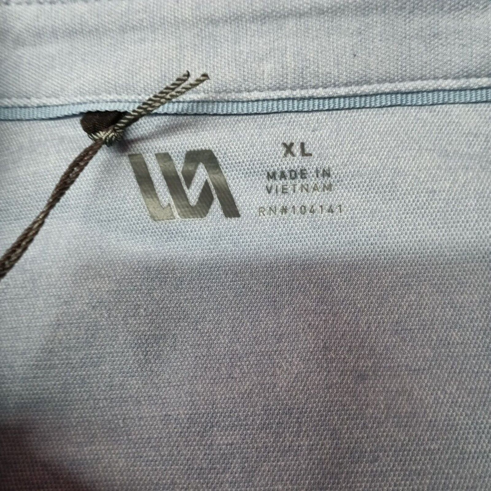 Other VRST Men's Refined Knit Button Up SS Shirt Men's XL Blue Size US XL / EU 56 / 4 - 3 Thumbnail