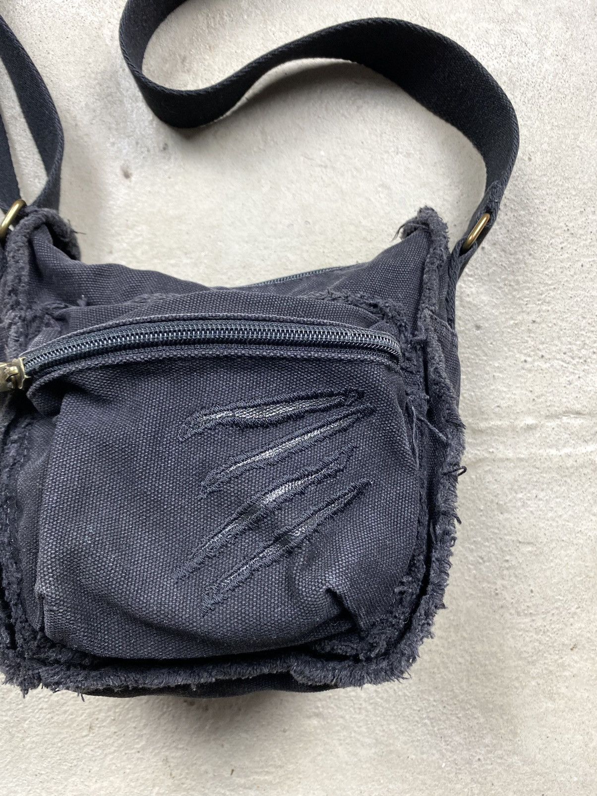 Japanese Brand Vintage Puma Patchwork Japanese Mini Bag Y2K Style Hype Size ONE SIZE - 3 Thumbnail