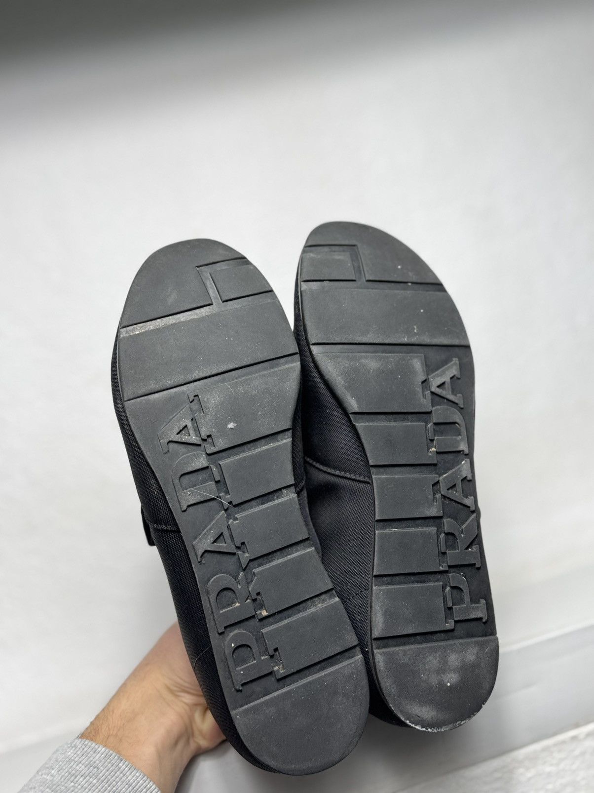 Prada Prada Red Tab Luxury Black Casual Shoes Sneakers Size US 9 / EU 42 - 10 Thumbnail