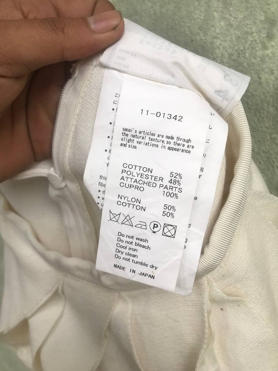 Sacai Very Rare Design Sacai Skirt Size 27" / US 4 / IT 40 - 5 Thumbnail
