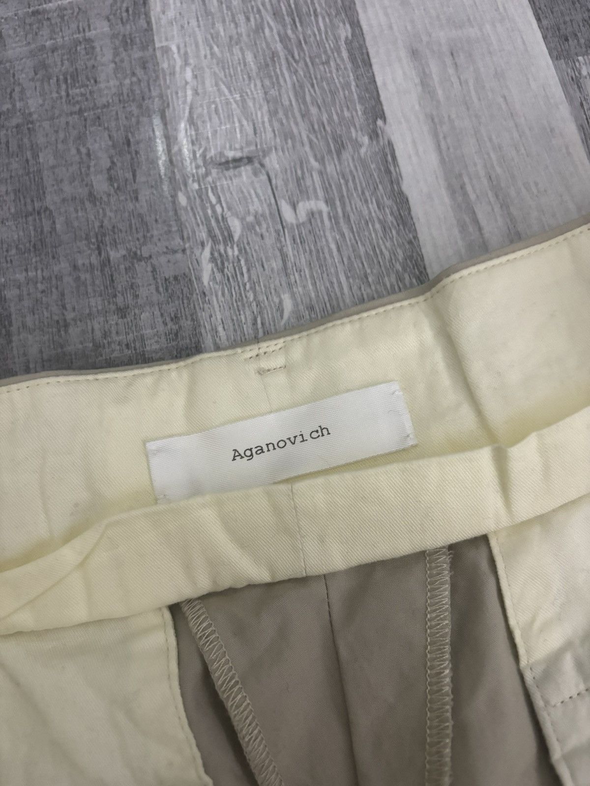 Aganovich Aganovich Beige Pants Size US 32 / EU 48 - 3 Thumbnail