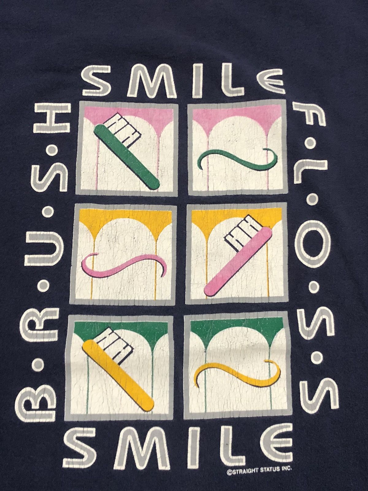 Vintage Vtg 90s Dental Care Tee Size US L / EU 52-54 / 3 - 2 Thumbnail
