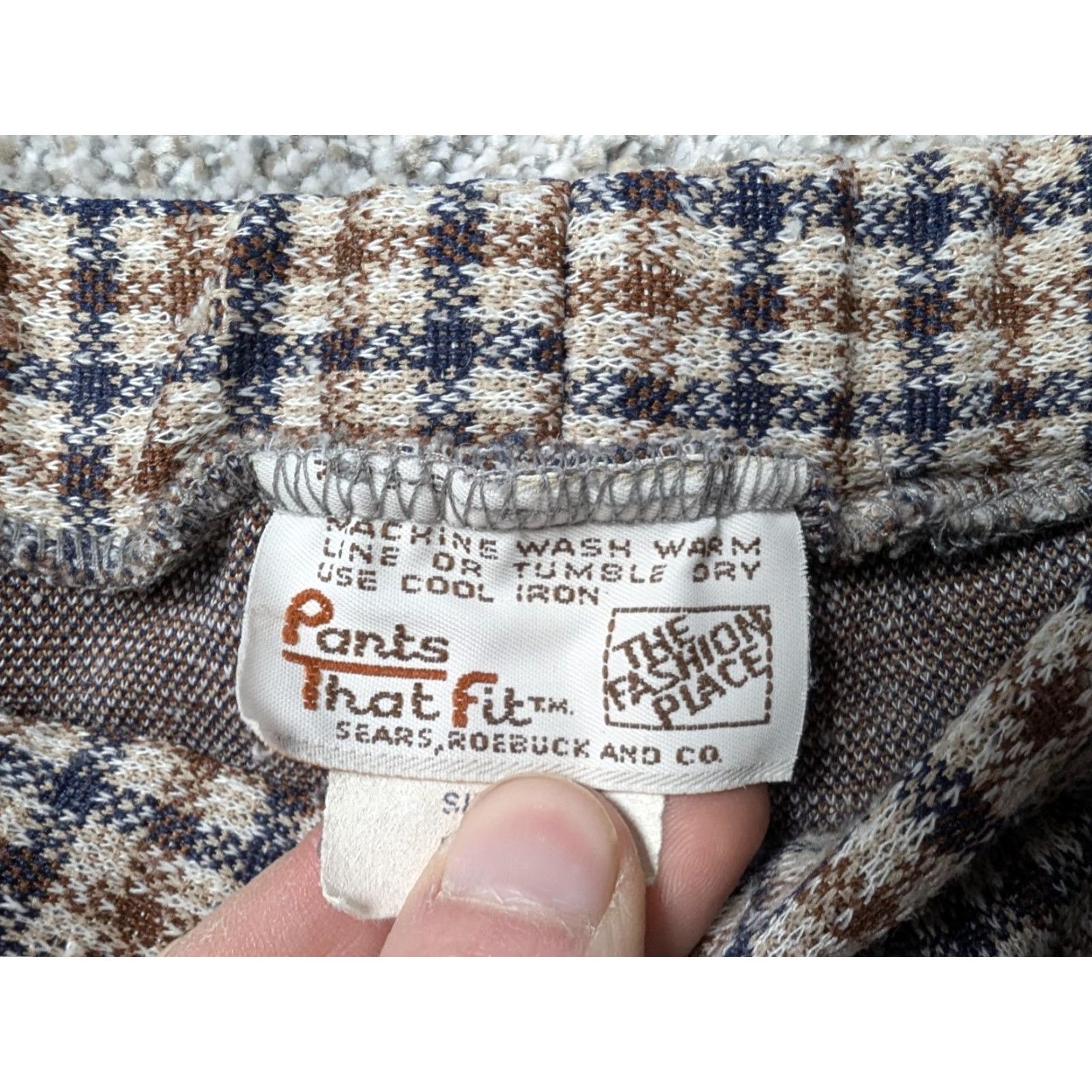 Sears Sears Vintage Pants That Fit Size 18 Plaid Preppy Academia Classic Hipster Indie Size 40" / US 18 - 5 Thumbnail