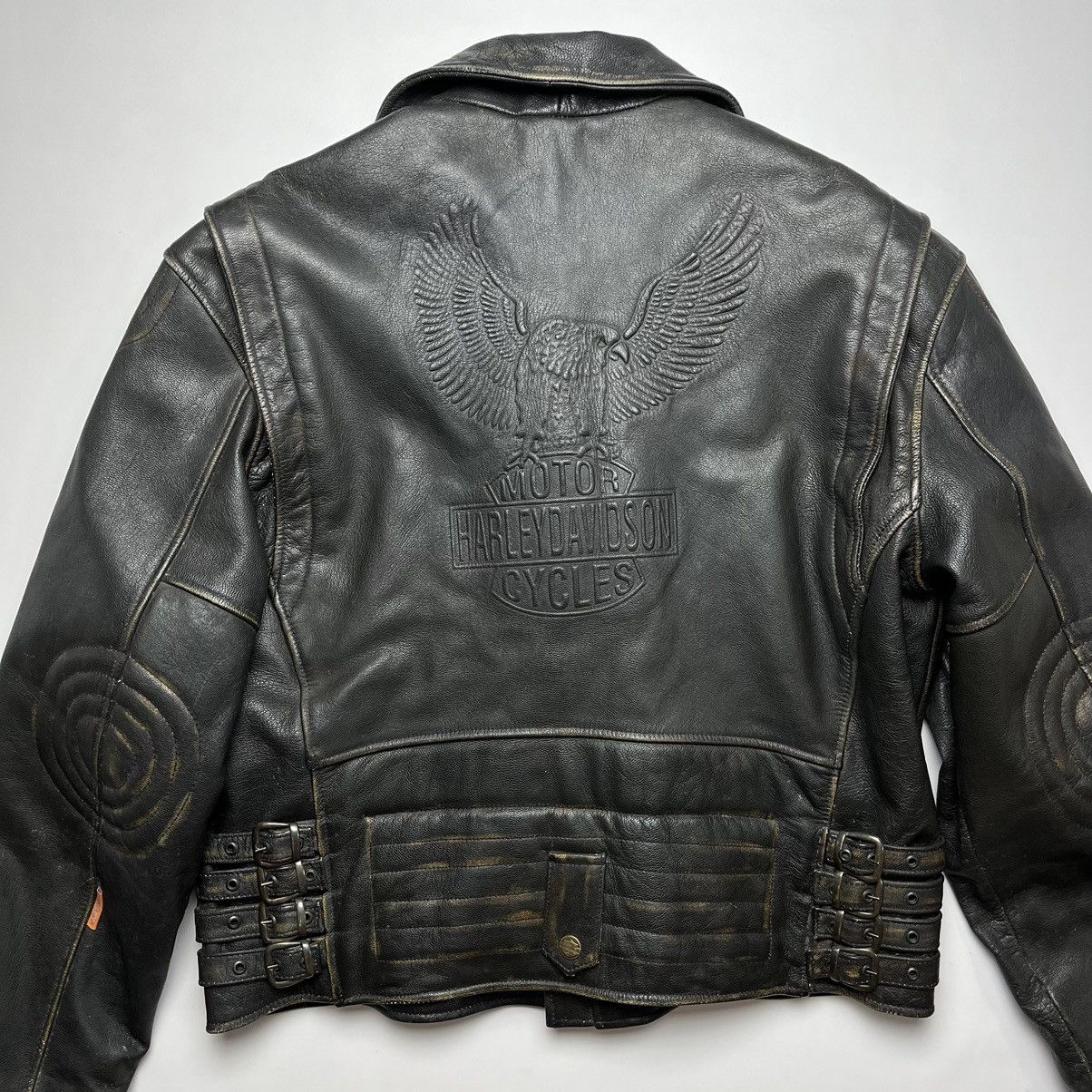 Harley Davidson Harley Davidson Motorcycles Leather Jacket Size US XL / EU 56 / 4 - 2 Thumbnail