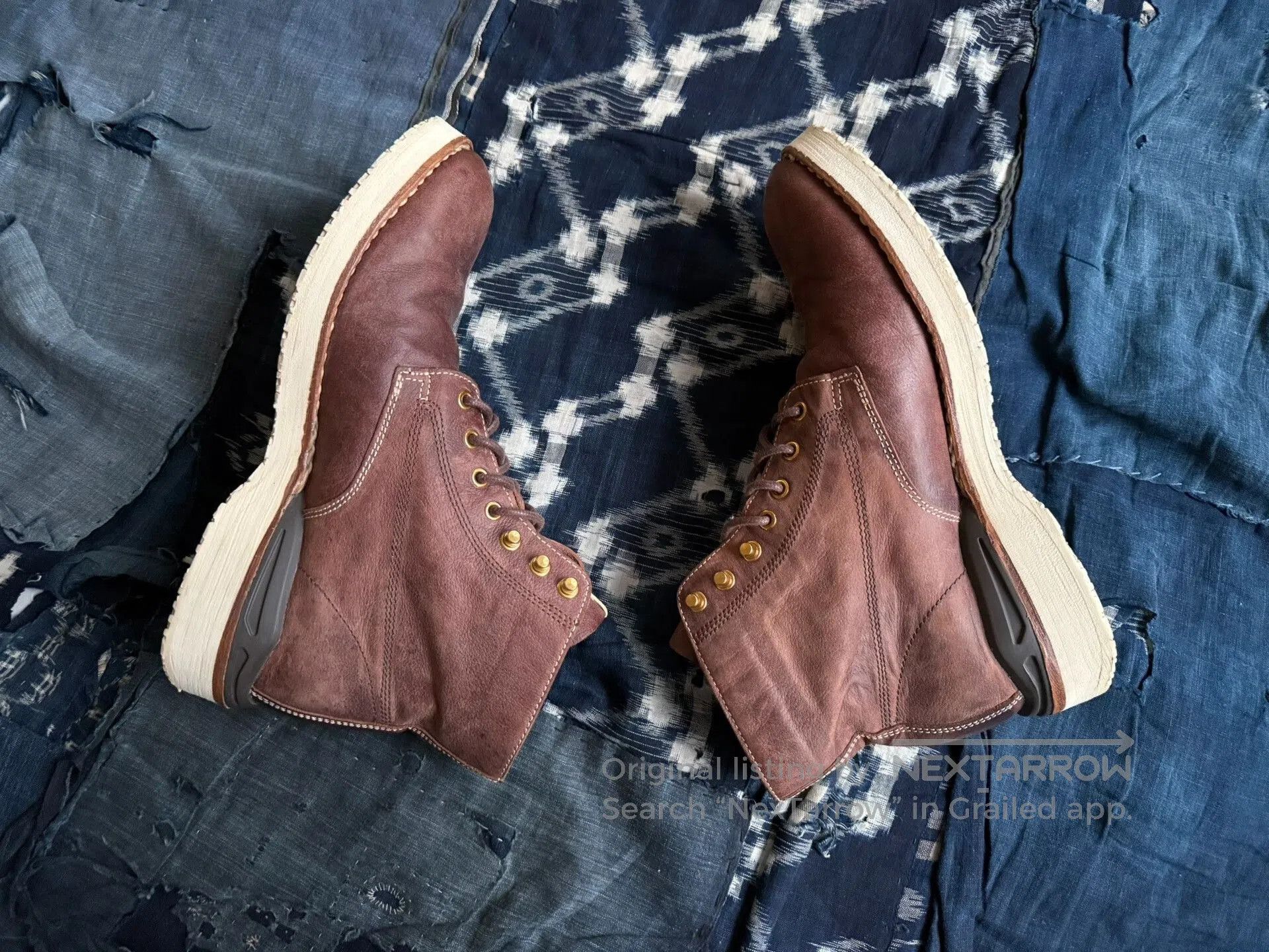 Visvim VISVIM Virgil Folk Boots in Dark Brown. Size US 8.5 / EU 41-42 - 5 Thumbnail