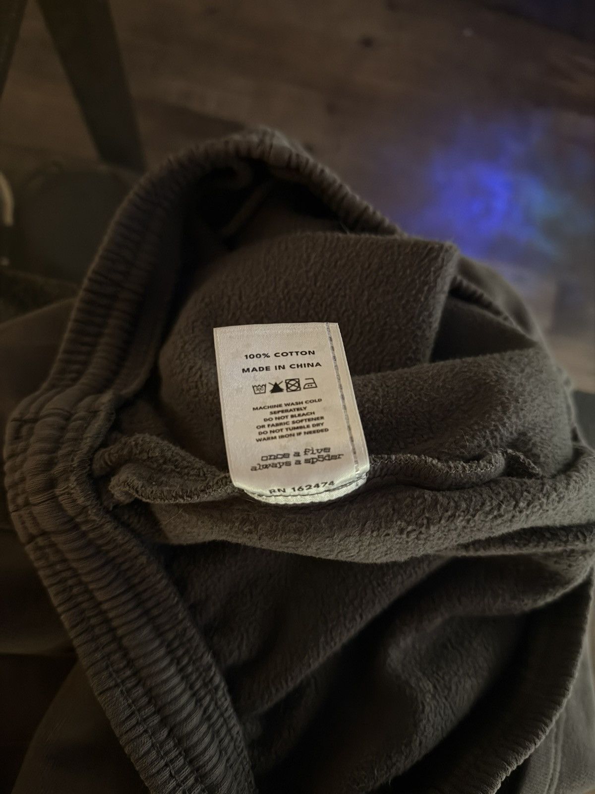 Sp5der Grey punk v2 Sp5der sweats Size US 30 / EU 46 - 4 Thumbnail