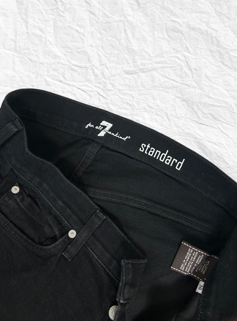 Seven 7 7 for All Mankind Standard Fit Black Jeans Size US 30 / EU 46 - 8 Thumbnail