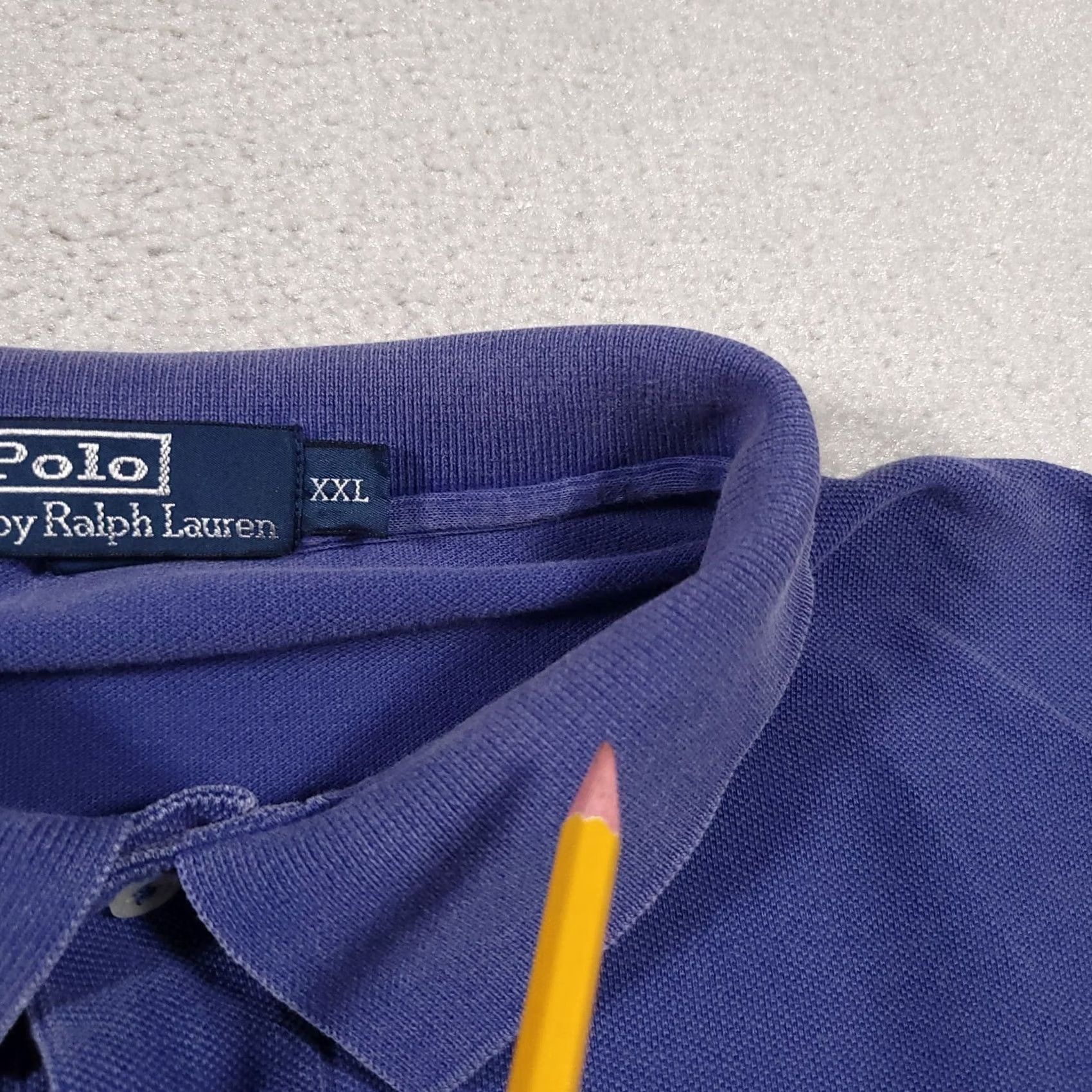 Polo Ralph Lauren VINTAGE Polo Ralph Lauren Polo Shirt XXL 2XL Blue Pony Logo Cotton Golf Grunge Mens Size US XXL / EU 58 / 5 - 6 Thumbnail
