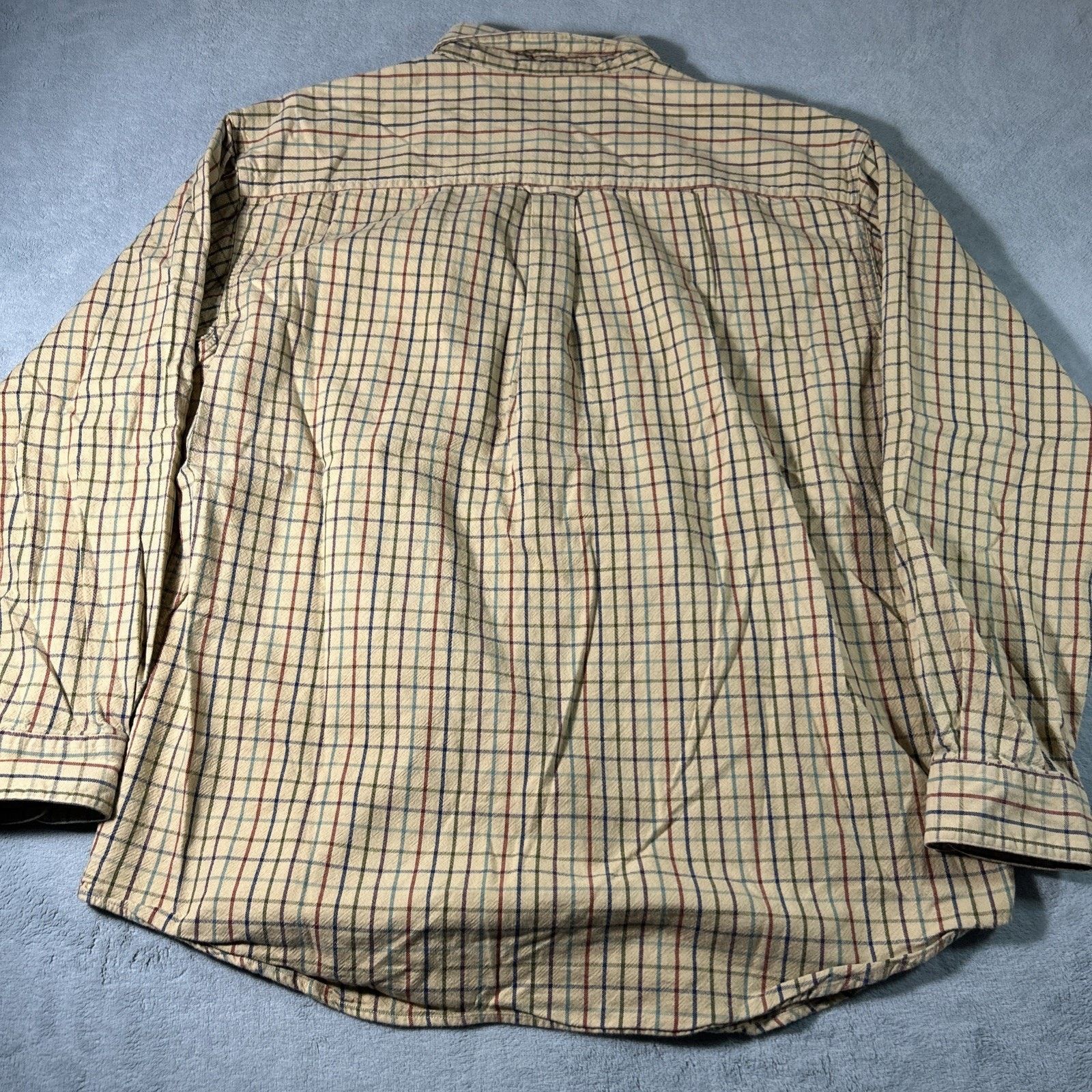 L.L. Bean LL Bean Thick Flannel Button Up Men Large Barn Rugby Match Size US L / EU 52-54 / 3 - 2 Thumbnail
