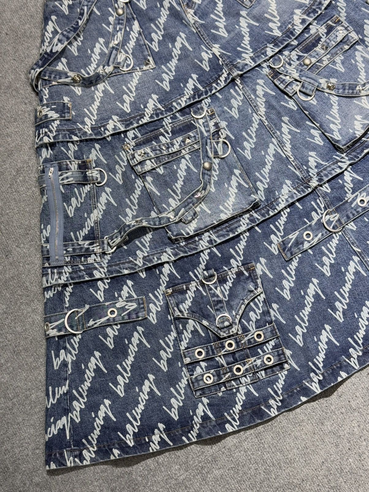 Balenciaga Balenciaga Resort 2022 - Raver all over print - Maxi Skirt Size 32" / US 10 / IT 46 - 5 Thumbnail