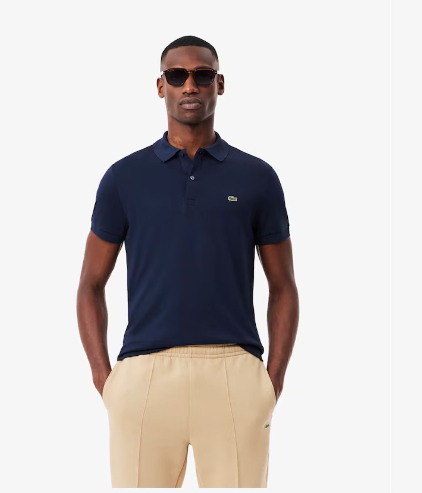 Lacoste Lacoste Men's Polo Prima Cotton Regular Fit Size Large Size US L / EU 52-54 / 3 - 2 Thumbnail