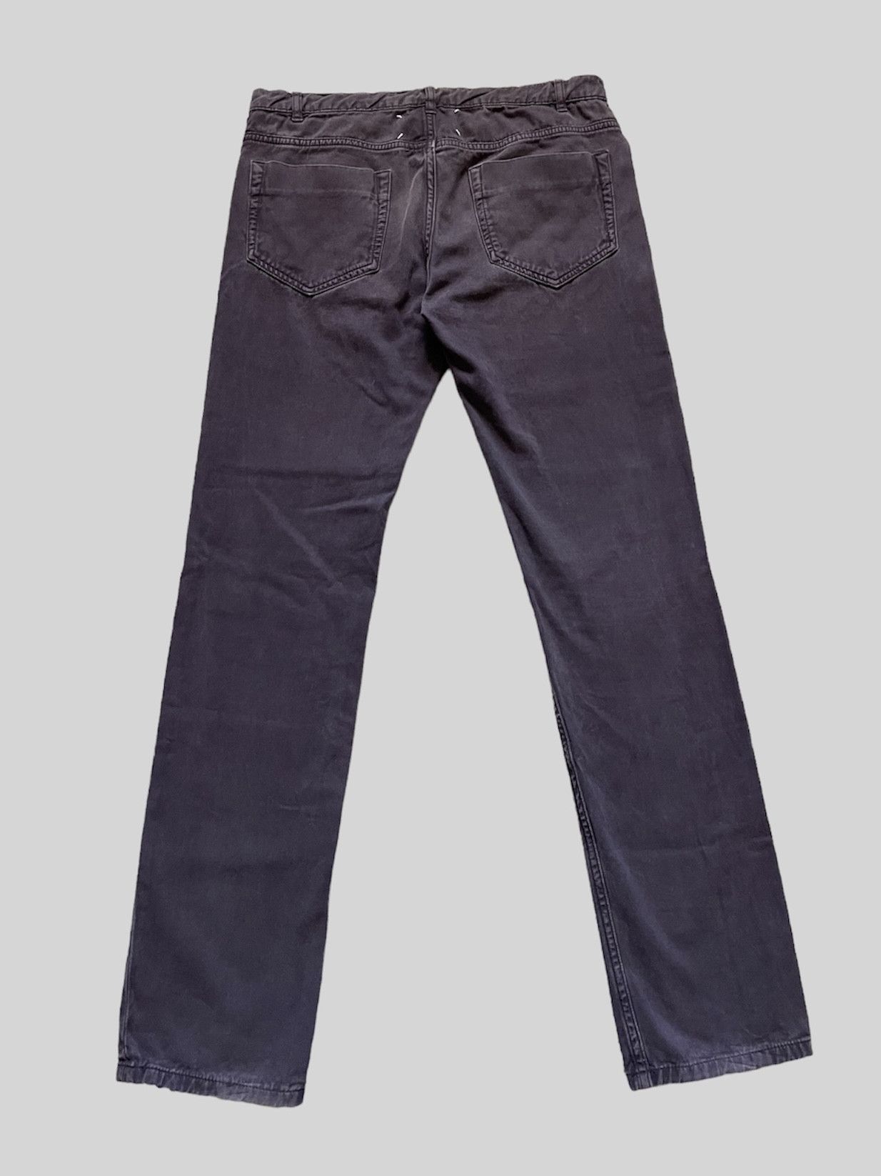 image of Maison Margiela Fw13 Maison Martin Margiela Slim Cotton Twill Jeans in Dark Purple, Men's (Size 32)