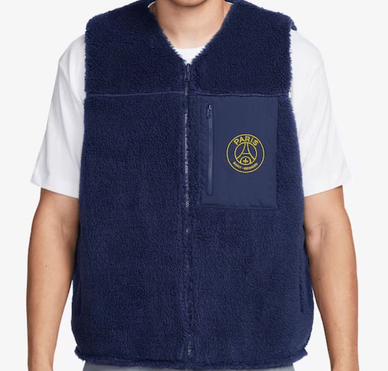 Nike Saint Germain winterized reversible full zip vest Size US L / EU 52-54 / 3 - 1 Thumbnail