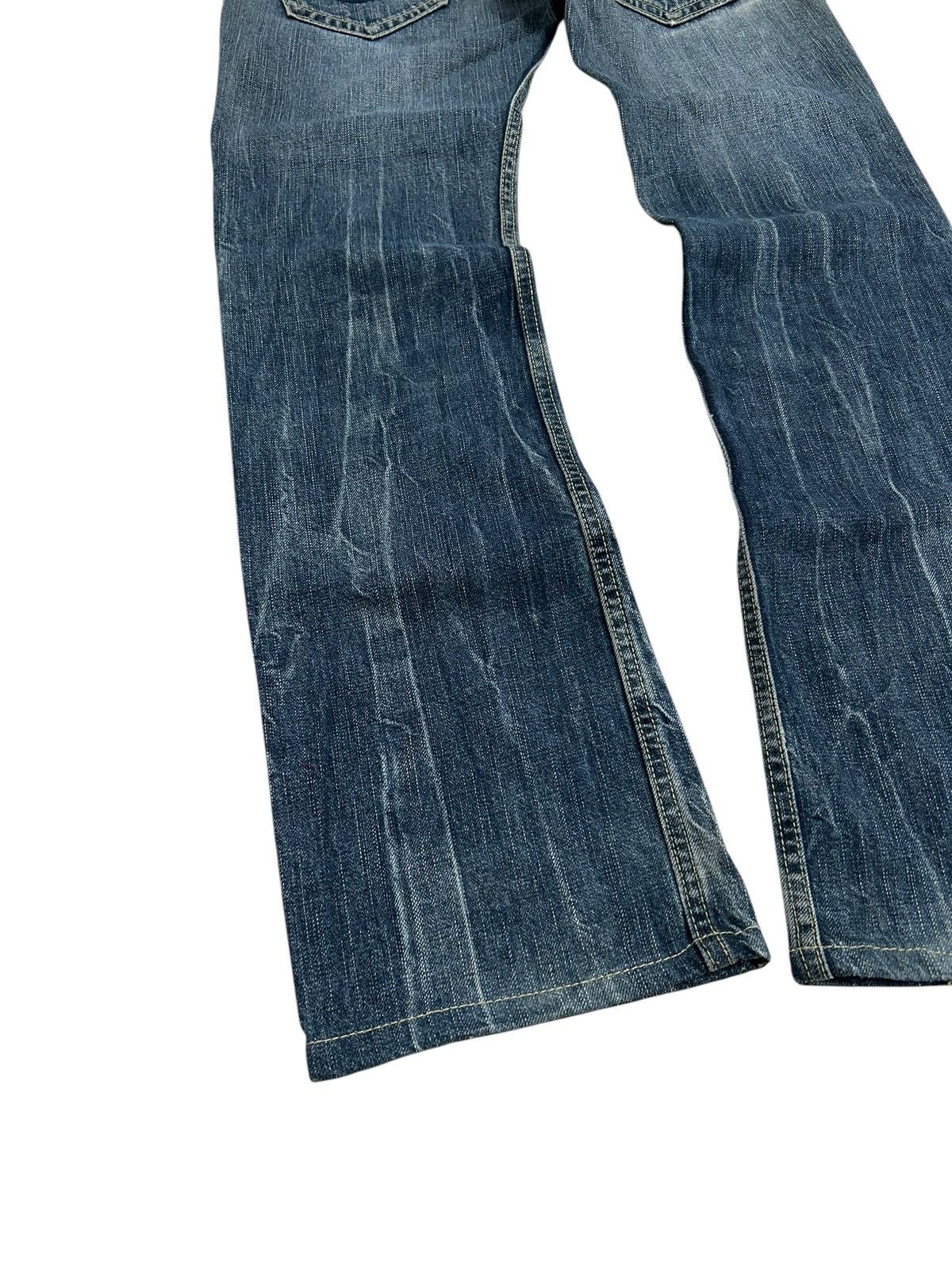 Japanese Brand × Tornado Mart Winger Japan Patch Embellishments Blue Way Distressed Jean Size US 31 - 15 Thumbnail