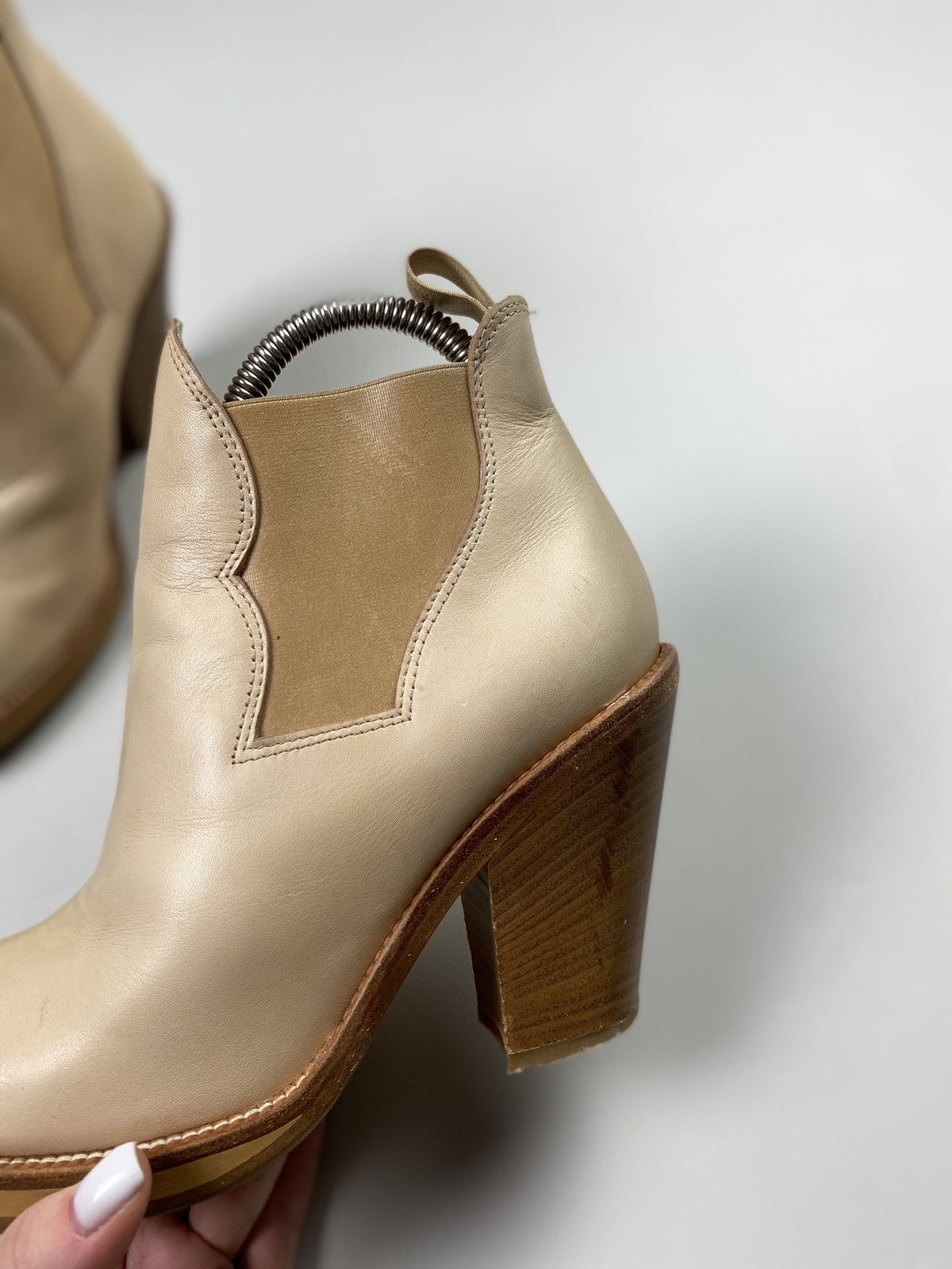 Acne Studios Acne Ladies Leather Heeled Boots Shoes Size 37 Size US 7 / IT 37 - 11 Thumbnail