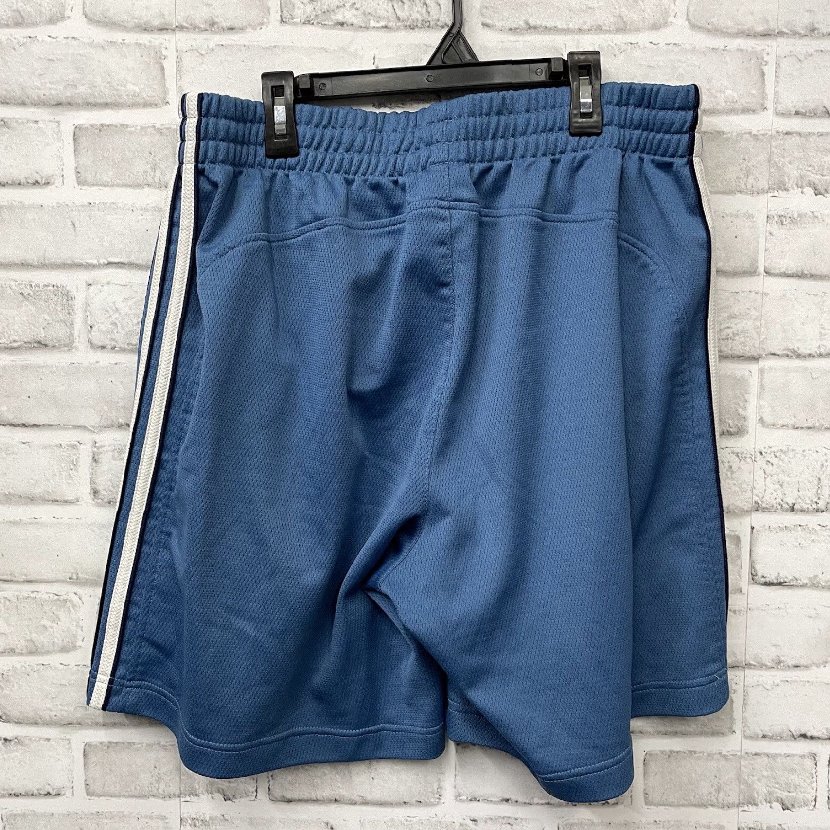 Adidas Adidas Shorts Athletic Drawstring Blue Mens L Size US 33 - 5 Thumbnail