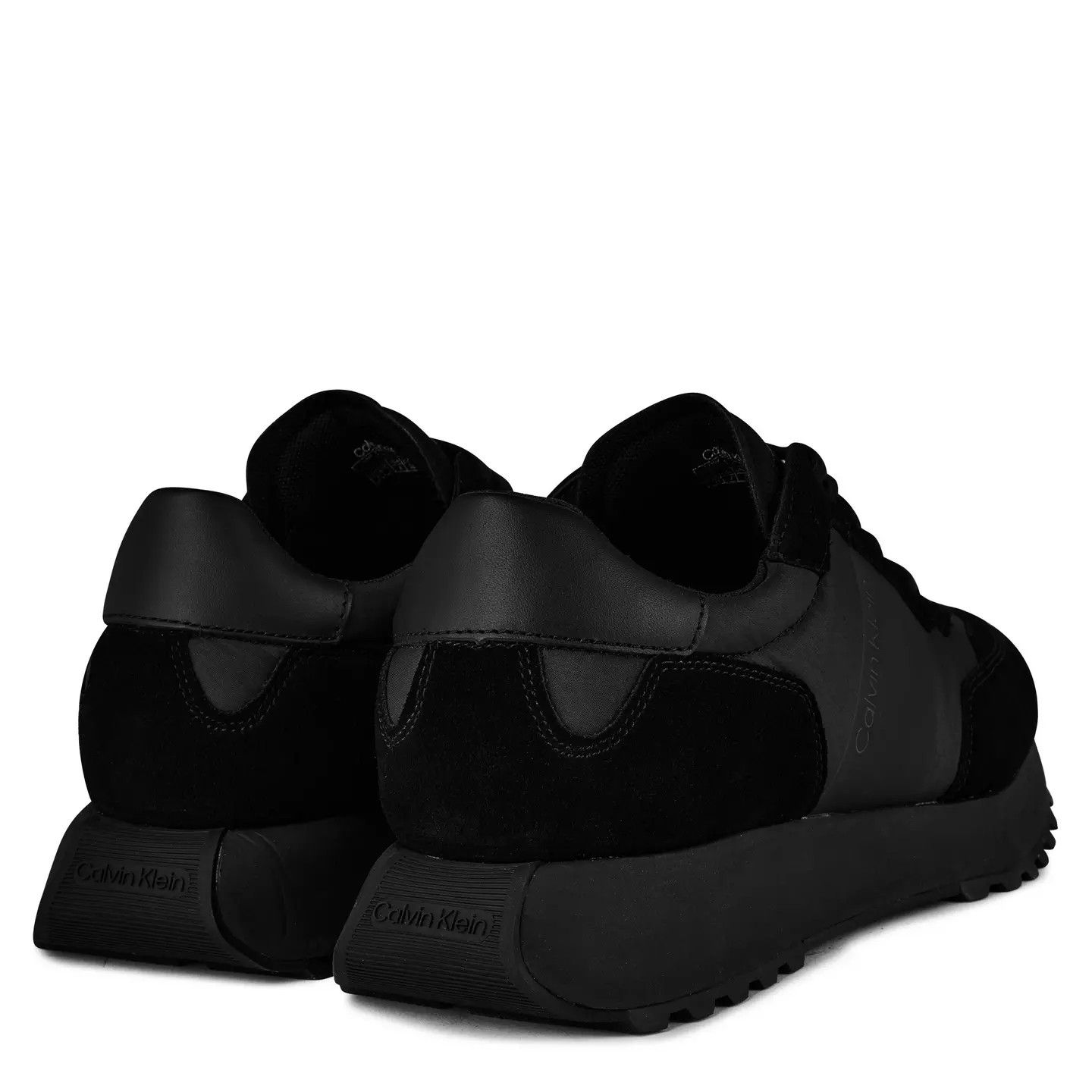 Calvin Klein o1g2r1mq0426 Suede Trainers in Black Size US 13 / EU 46 - 7 Thumbnail
