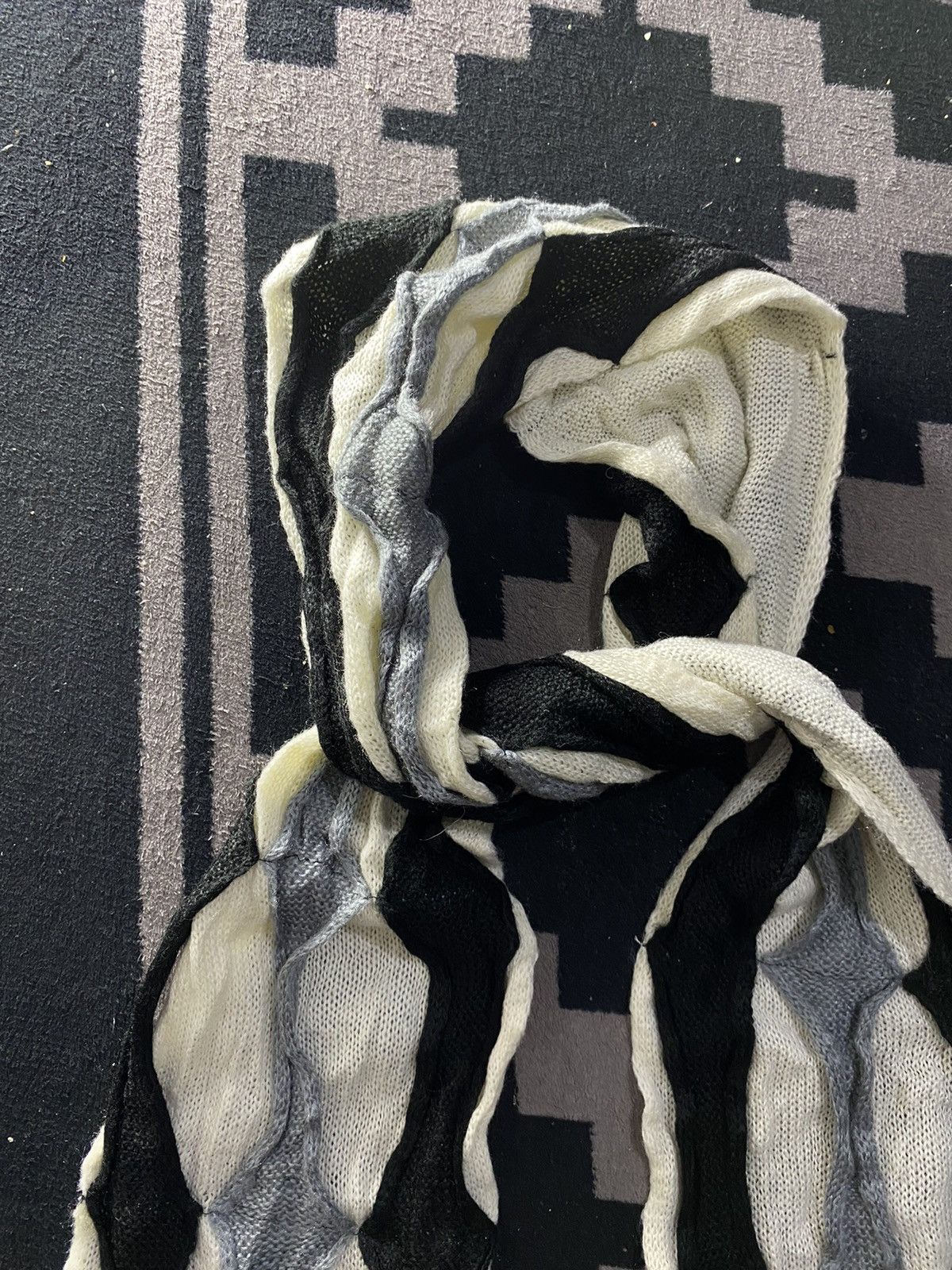 If Six Was Nine × Japanese Brand × Le Grande Bleu (L.G.B.) Japanese unknwn cable scarf Size ONE SIZE - 5 Thumbnail