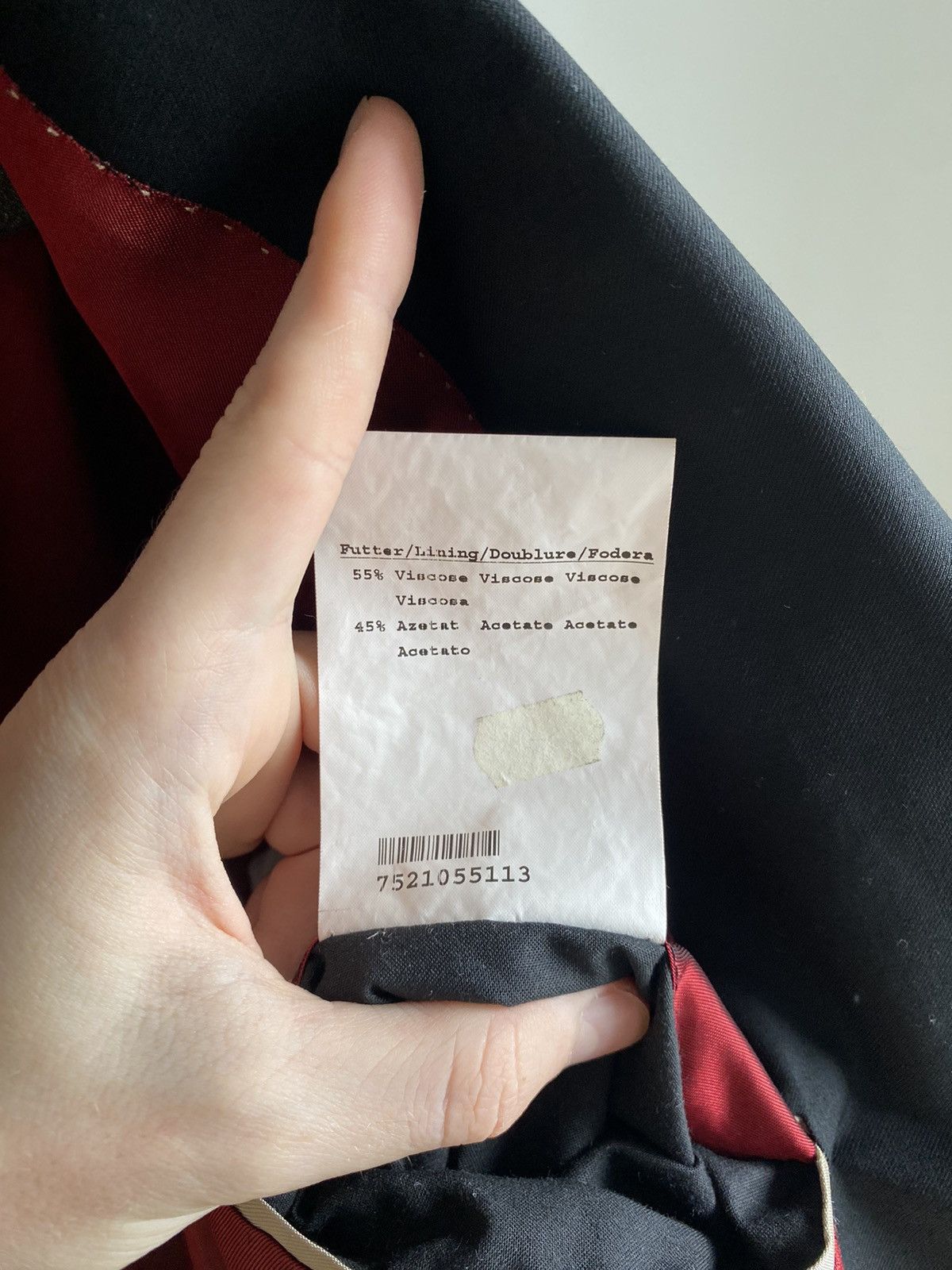 Burberry Vintage Burberry Wool Blazer Silver Buttons Size 48R - 10 Thumbnail