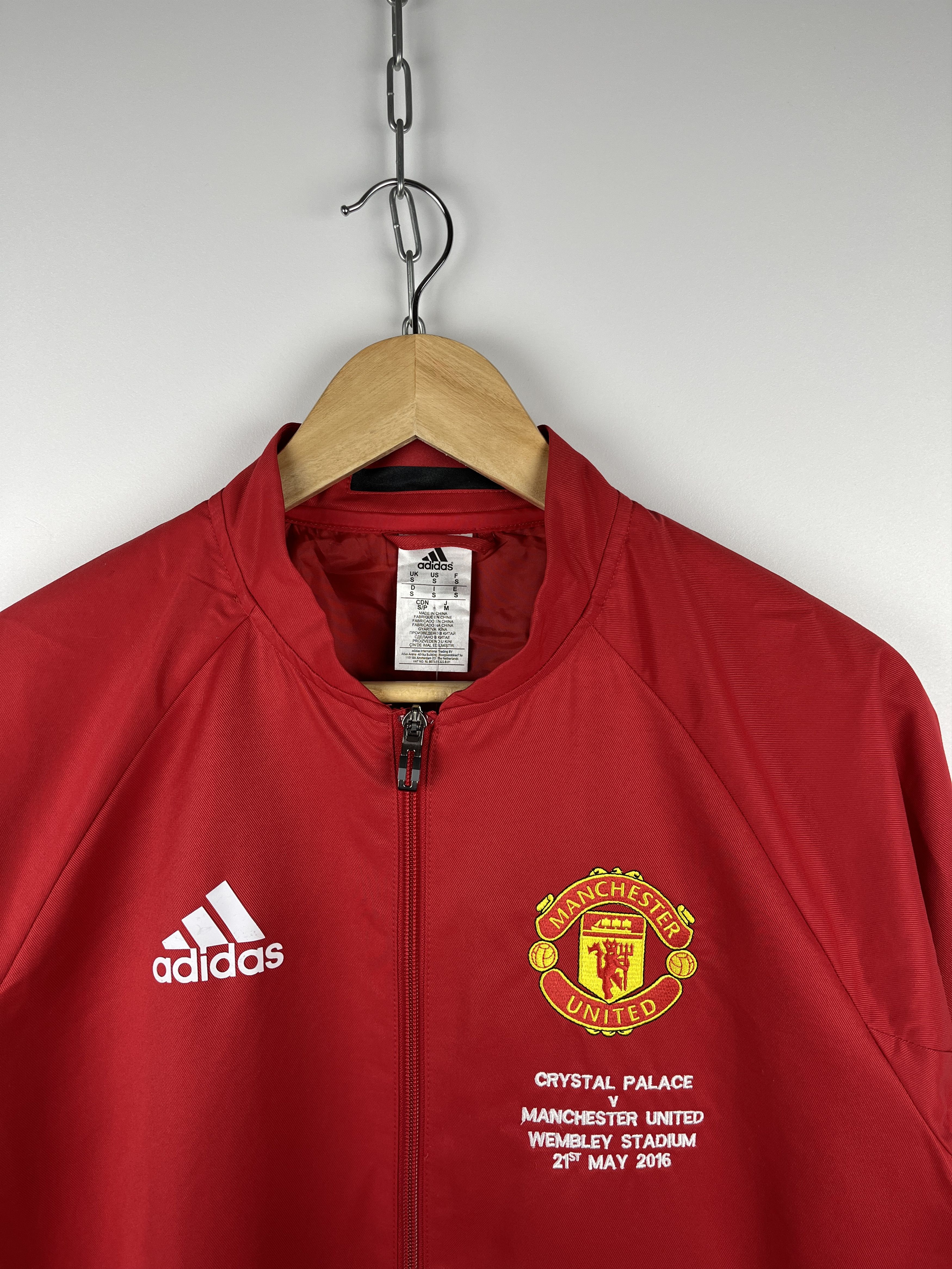 Adidas Adidas Manchester United FC Anthem Track Jacket Soccer Size US S / EU 44-46 / 1 - 5 Thumbnail