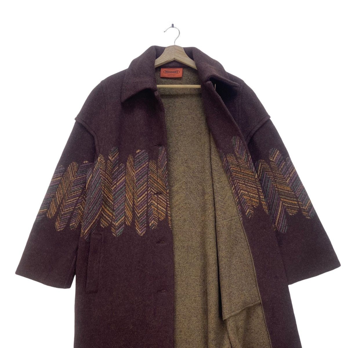 Missoni Made in Italy Missoni Wool Heavy Coat Size M / US 6-8 / IT 42-44 - 7 Thumbnail