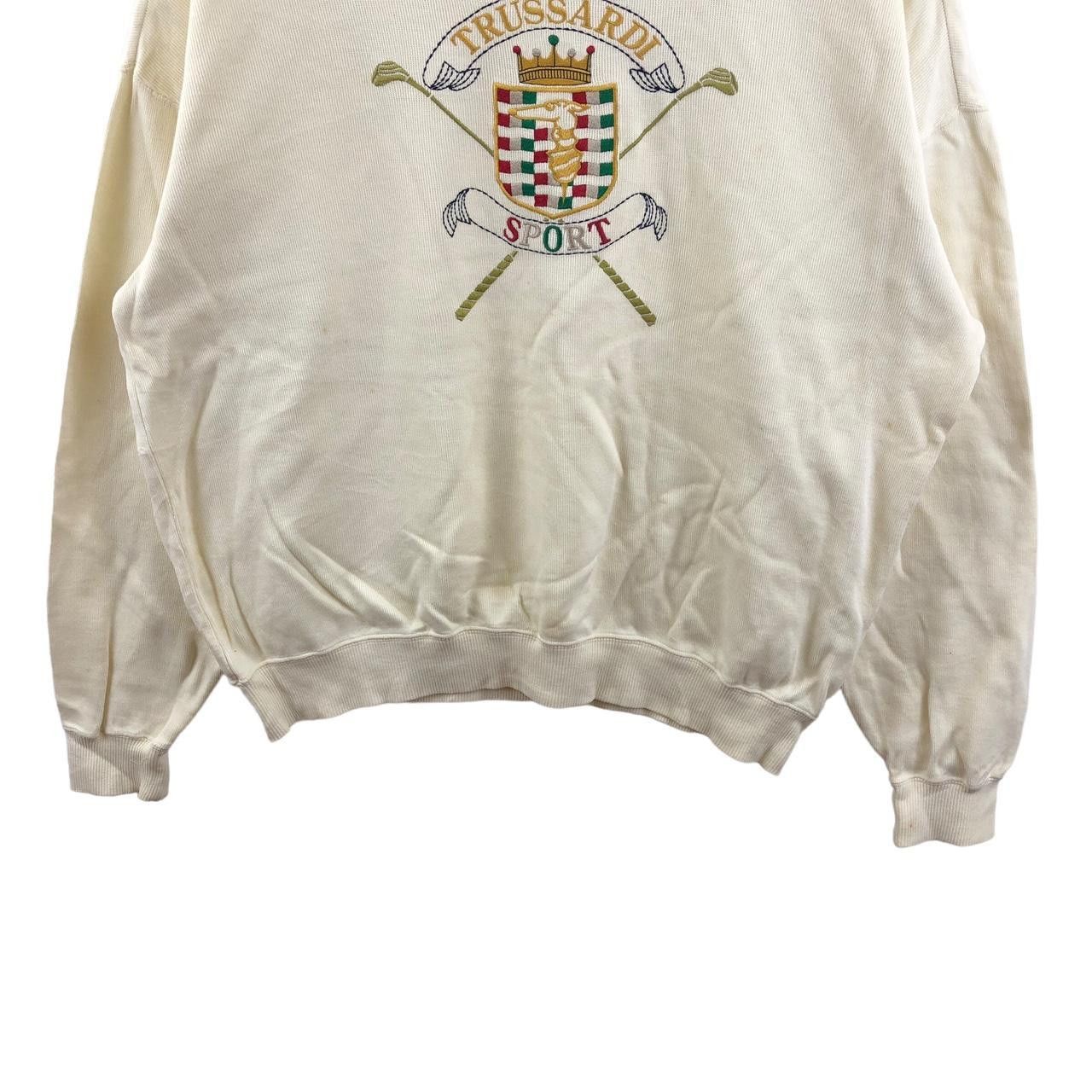 Trussardi Vintage 90’ TRUSSARDI SPORT GOLF Embroidered Sweatshirt Size XL / US 12-14 / IT 48-50 - 4 Thumbnail