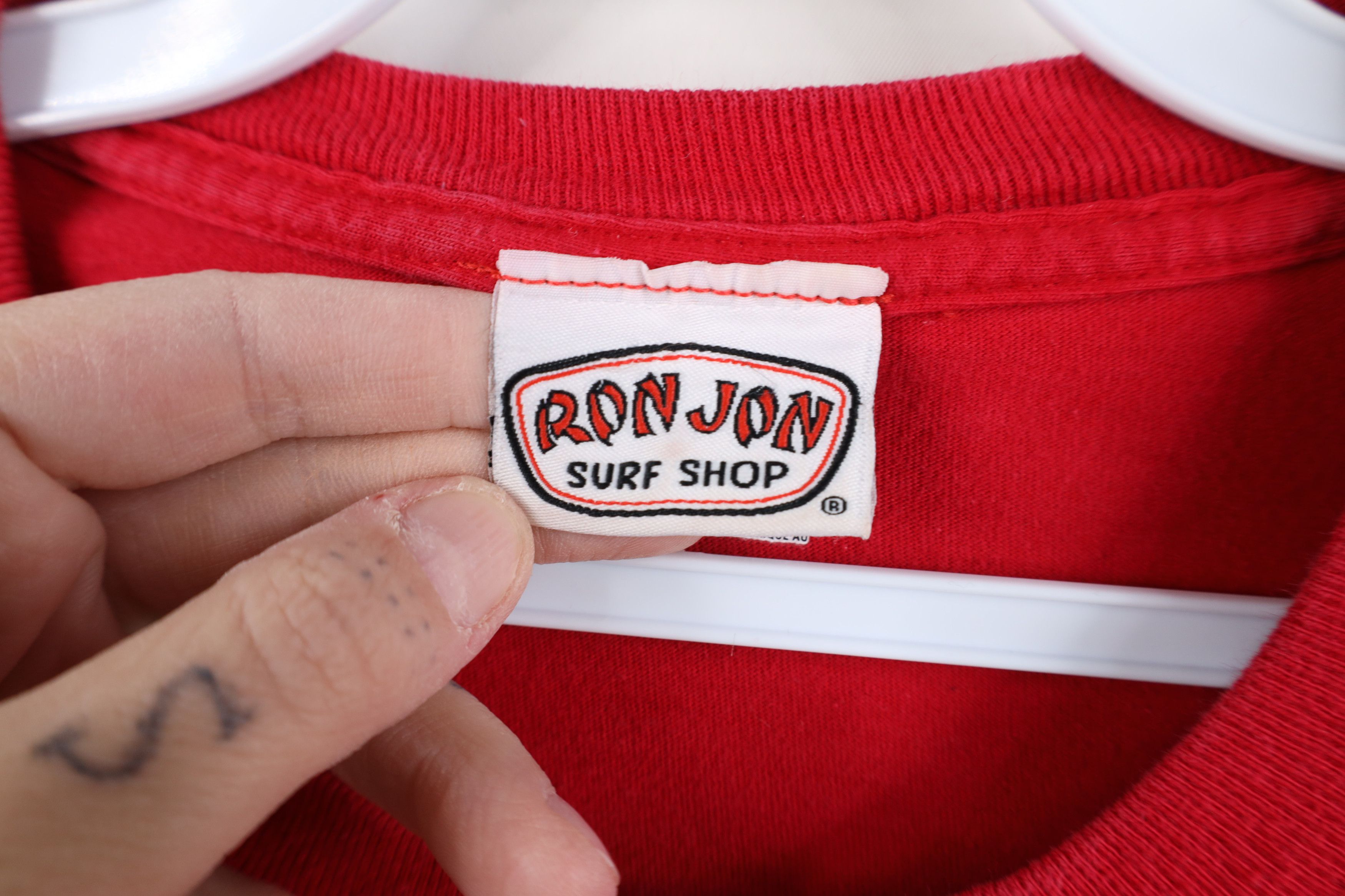Ron Jon Surf Shop Vintage Y2K Ron Jon Surf Shop Flower Long Sleeve T-Shirt Red Size US M / EU 48-50 / 2 - 10 Thumbnail