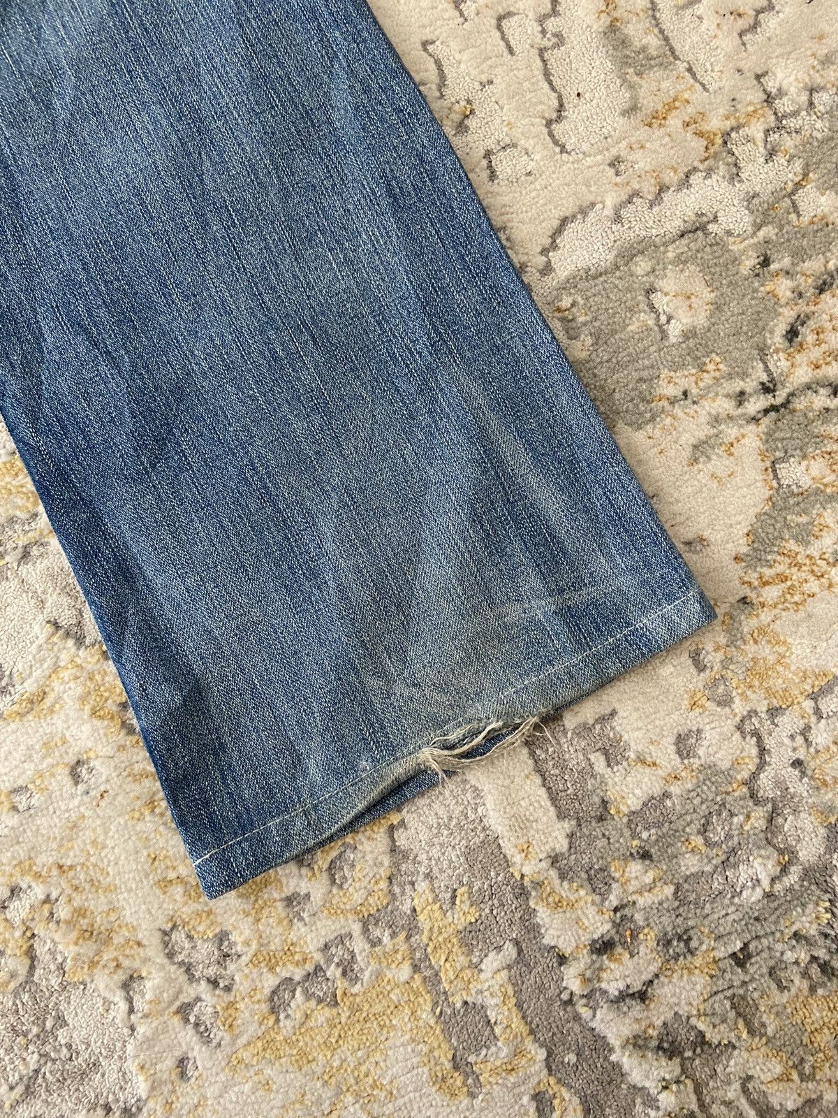 If Six Was Nine × Other × True Religion Y2K REVIVAL FLARE WASH DENIM JEANS Size US 34 / EU 50 - 3 Thumbnail