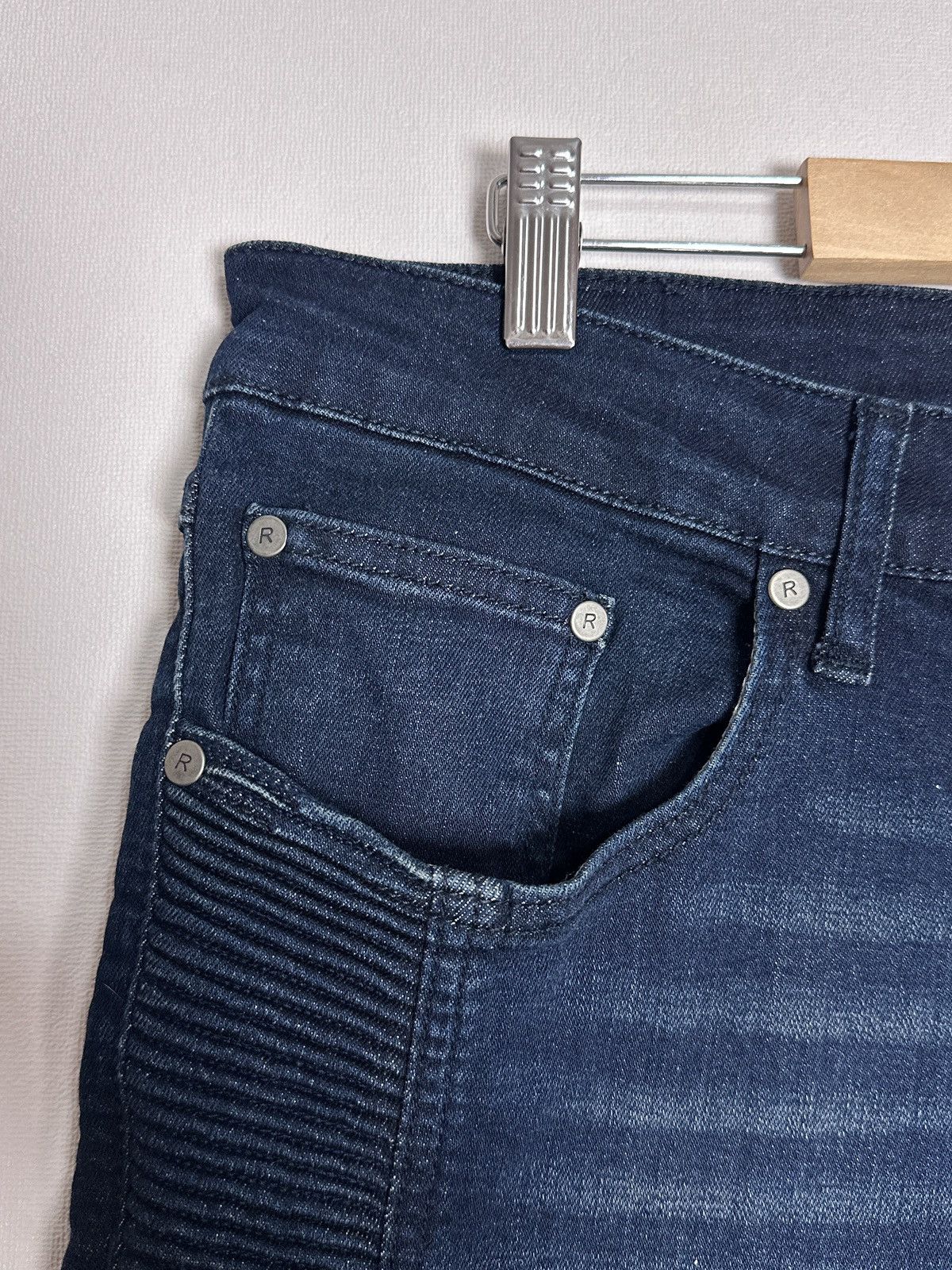 Represent Clo. Represent Biker Denim Paint Blue Jeans Size US 36 / EU 52 - 7 Thumbnail