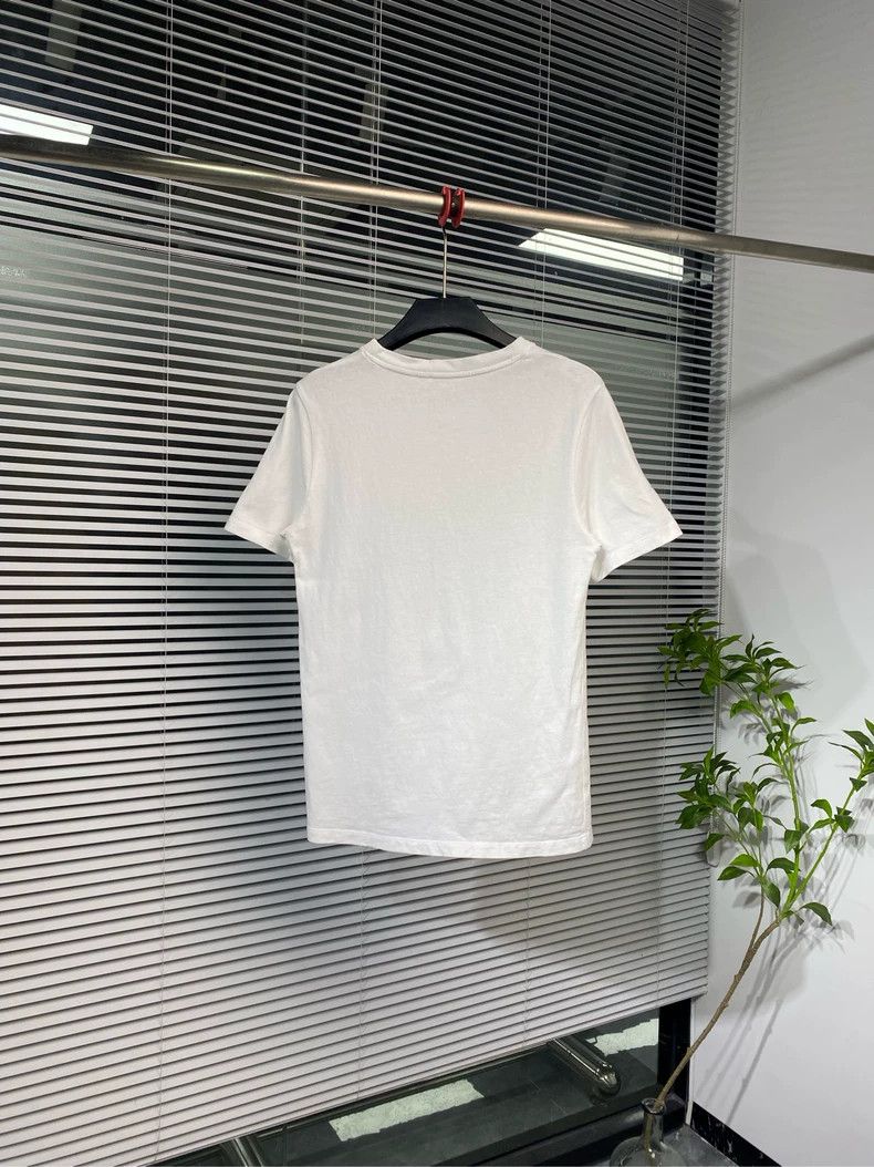 Loewe LOEWE Short sleeve T-shirt with gold logo and white jewelr Size XS / US 0-2 / IT 36-38 - 2 Thumbnail