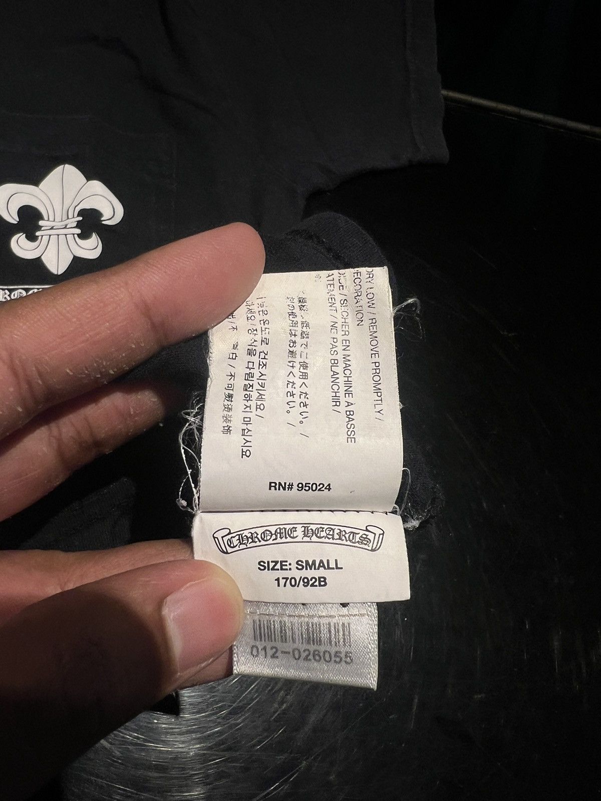 Chrome Hearts Chrome Hearts Pocket Tee Size US S / EU 44-46 / 1 - 10 Thumbnail