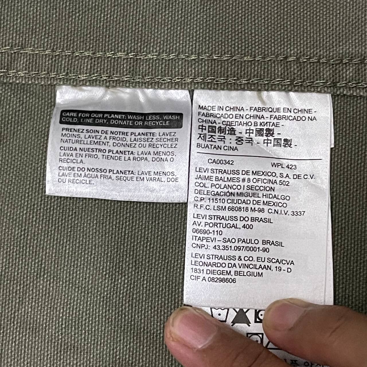 Levi's Vintage Levis Canvas Chore Jacket Gold Button Size US S / EU 44-46 / 1 - 10 Thumbnail