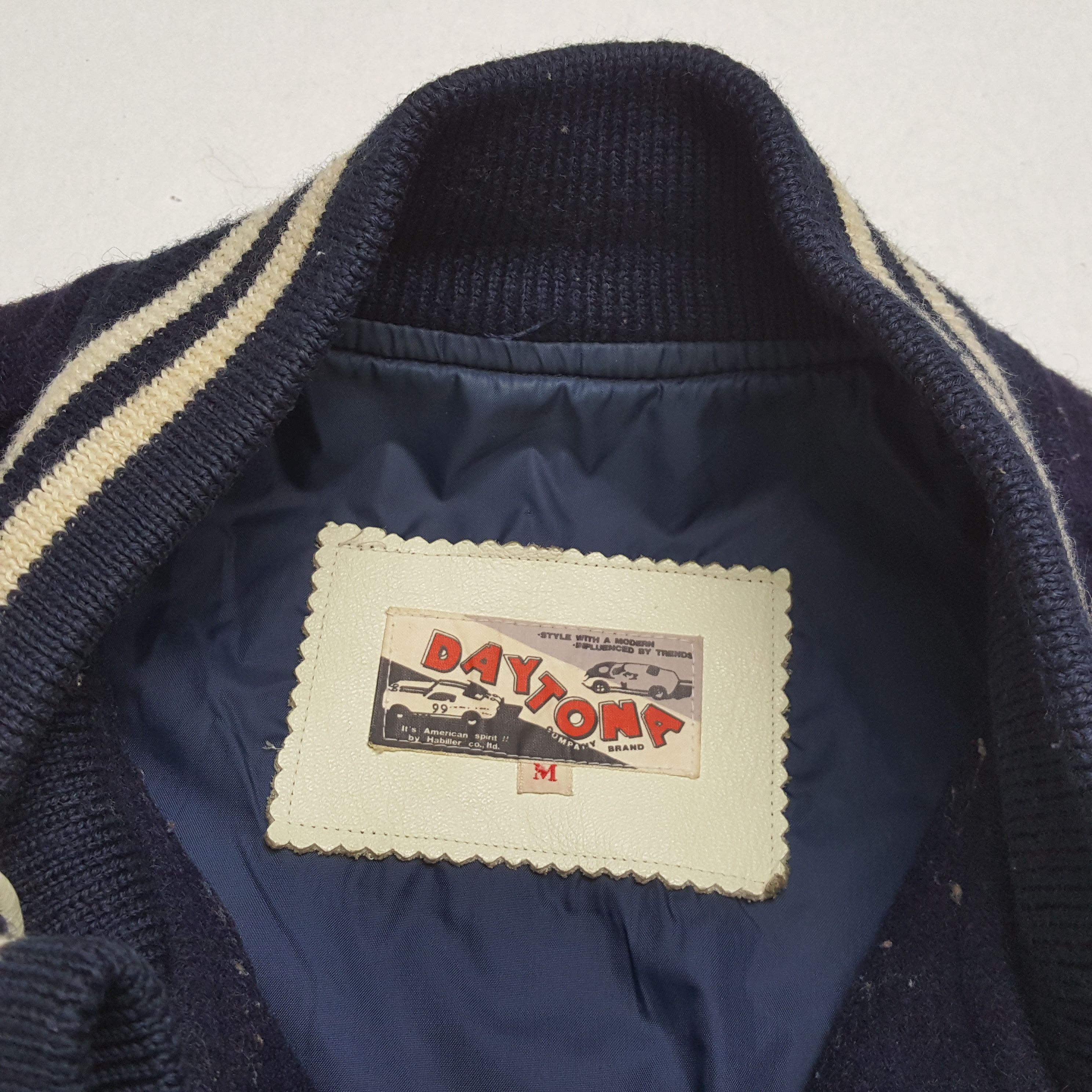 Daytona × Vintage Vintage DAYTONA FAMILY CHIHARU.K Japan Brand Varsity Jacket Size US L / EU 52-54 / 3 - 10 Thumbnail