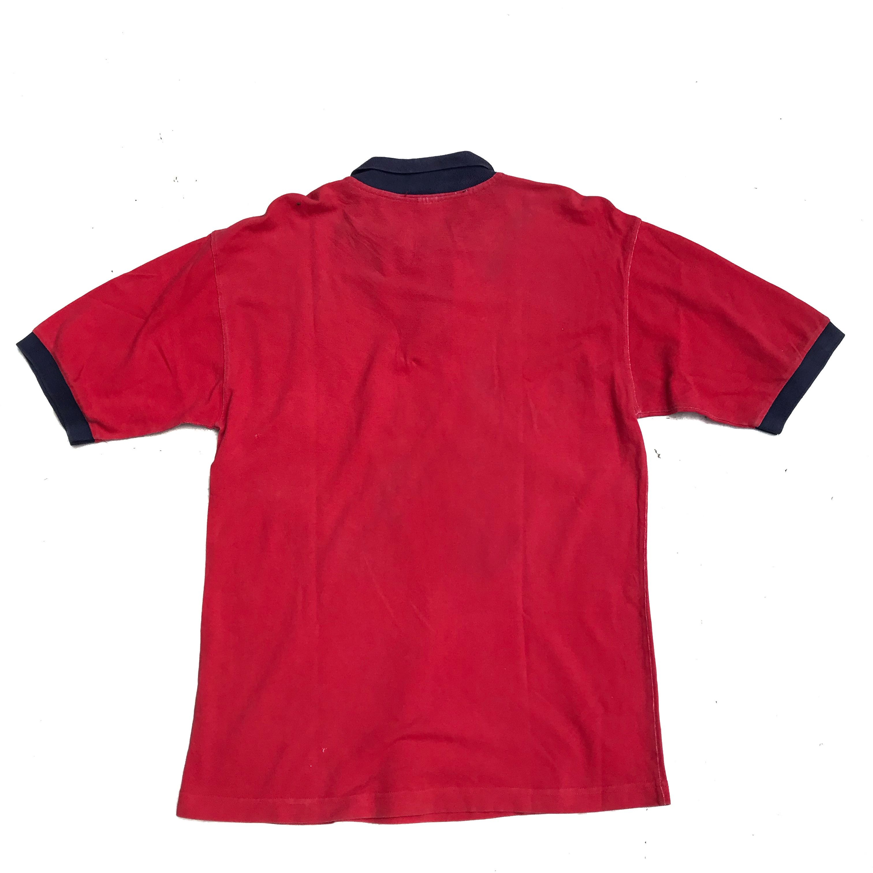 Iceberg × Vintage Vintage Sport Ice Italy Iceberg history Polo Shirt Red Navy Size US XL / EU 56 / 4 - 11 Thumbnail